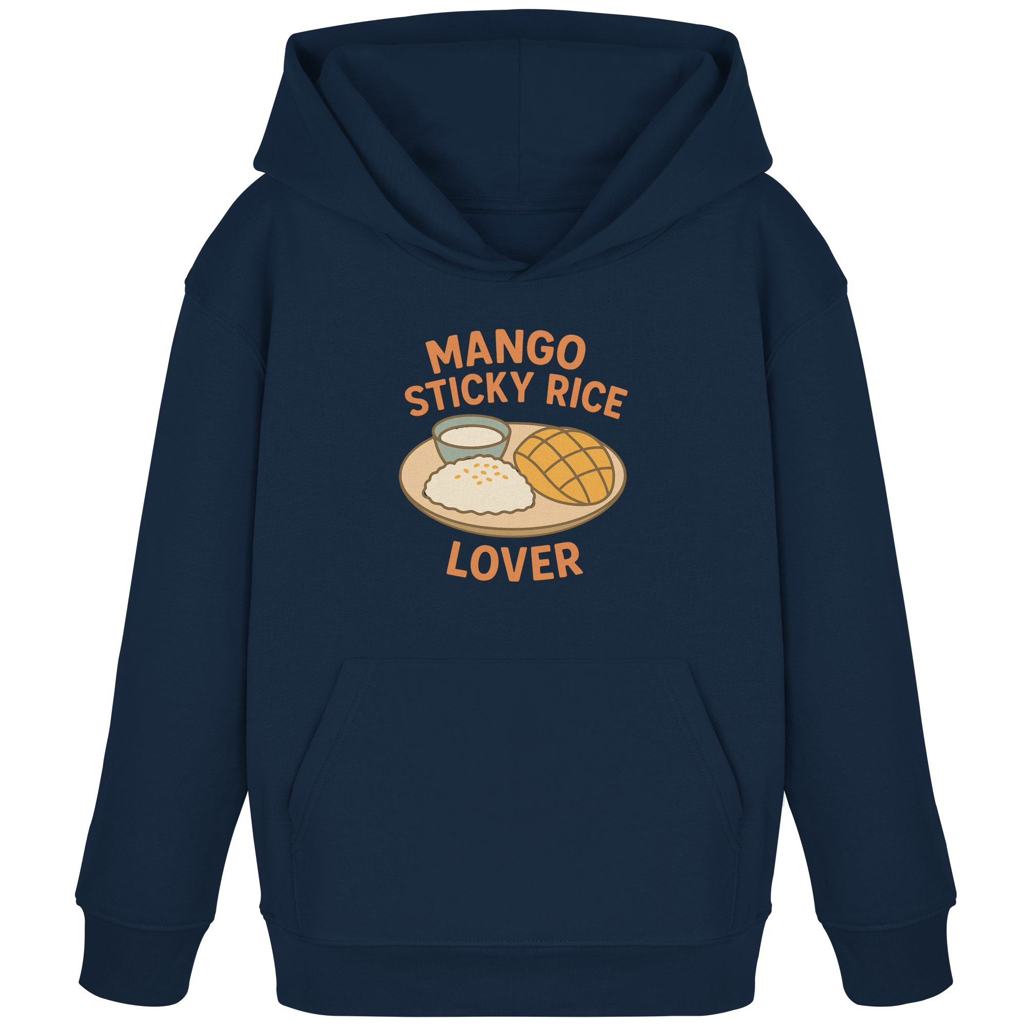 Mango Sticky Rice Lover – Thai Dessert  | Thailand Food Design - Kids Organic Hoodie
