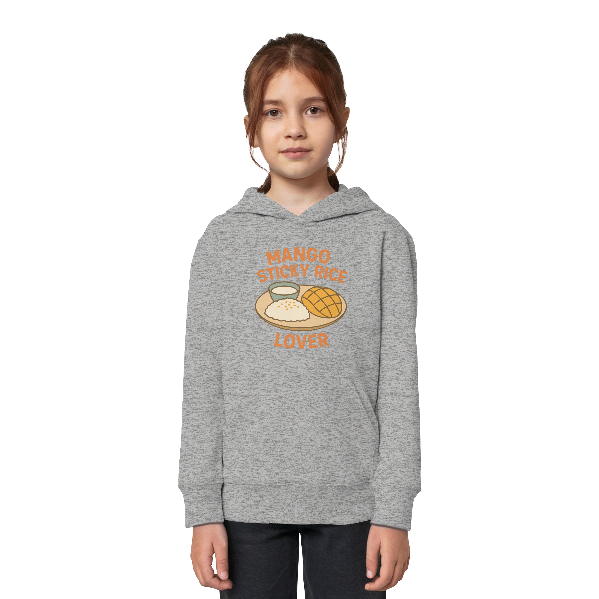 Mango Sticky Rice Lover – Thai Dessert  | Thailand Food Design - Kids Organic Hoodie