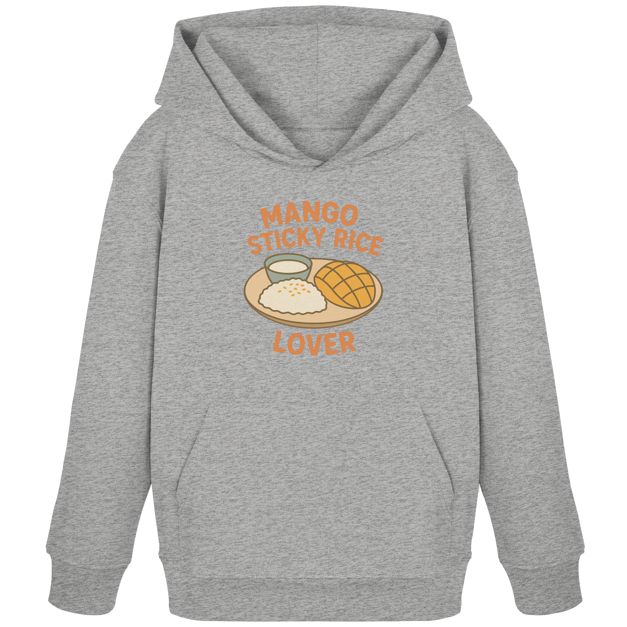 Mango Sticky Rice Lover – Thai Dessert  | Thailand Food Design - Kids Organic Hoodie