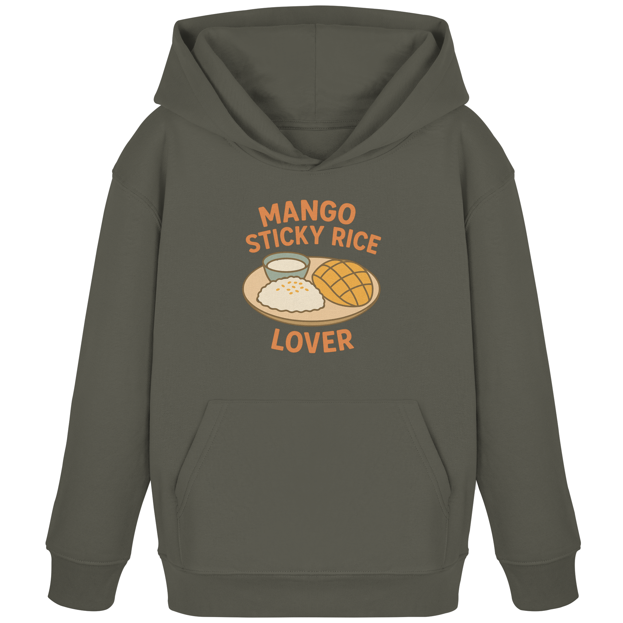 Mango Sticky Rice Lover – Thai Dessert  | Thailand Food Design - Kids Organic Hoodie