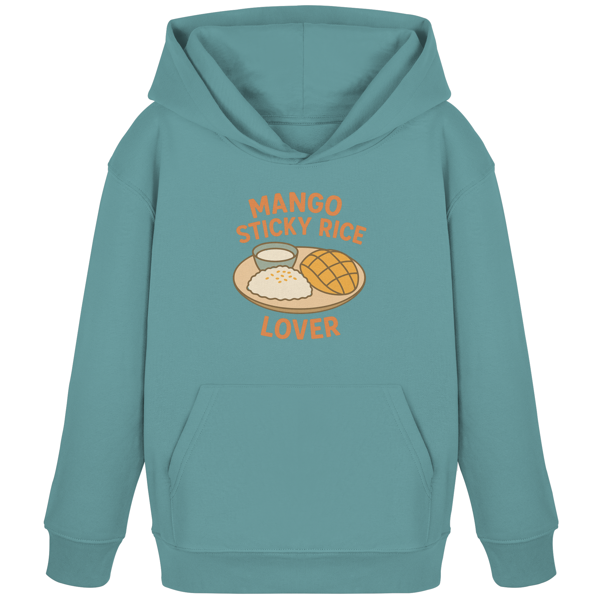 Mango Sticky Rice Lover – Thai Dessert  | Thailand Food Design - Kids Organic Hoodie