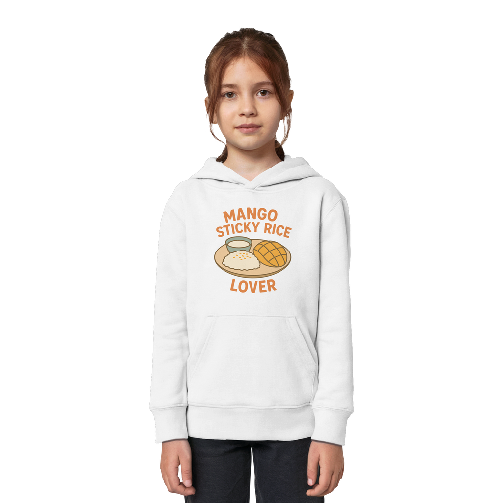 Mango Sticky Rice Lover – Thai Dessert  | Thailand Food Design - Kids Organic Hoodie