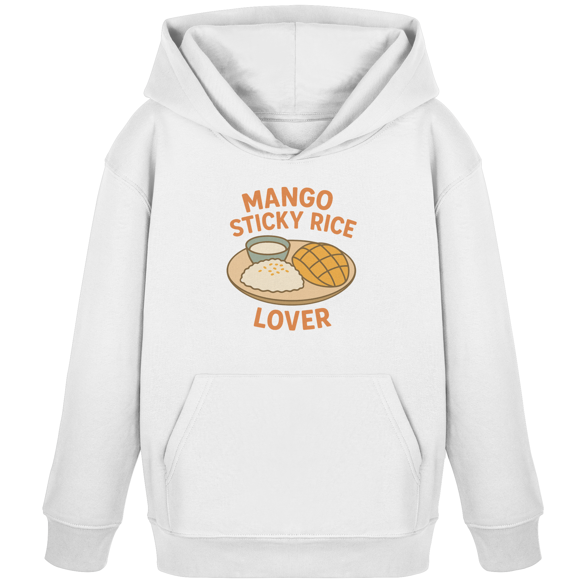 Mango Sticky Rice Lover – Thai Dessert  | Thailand Food Design - Kids Organic Hoodie