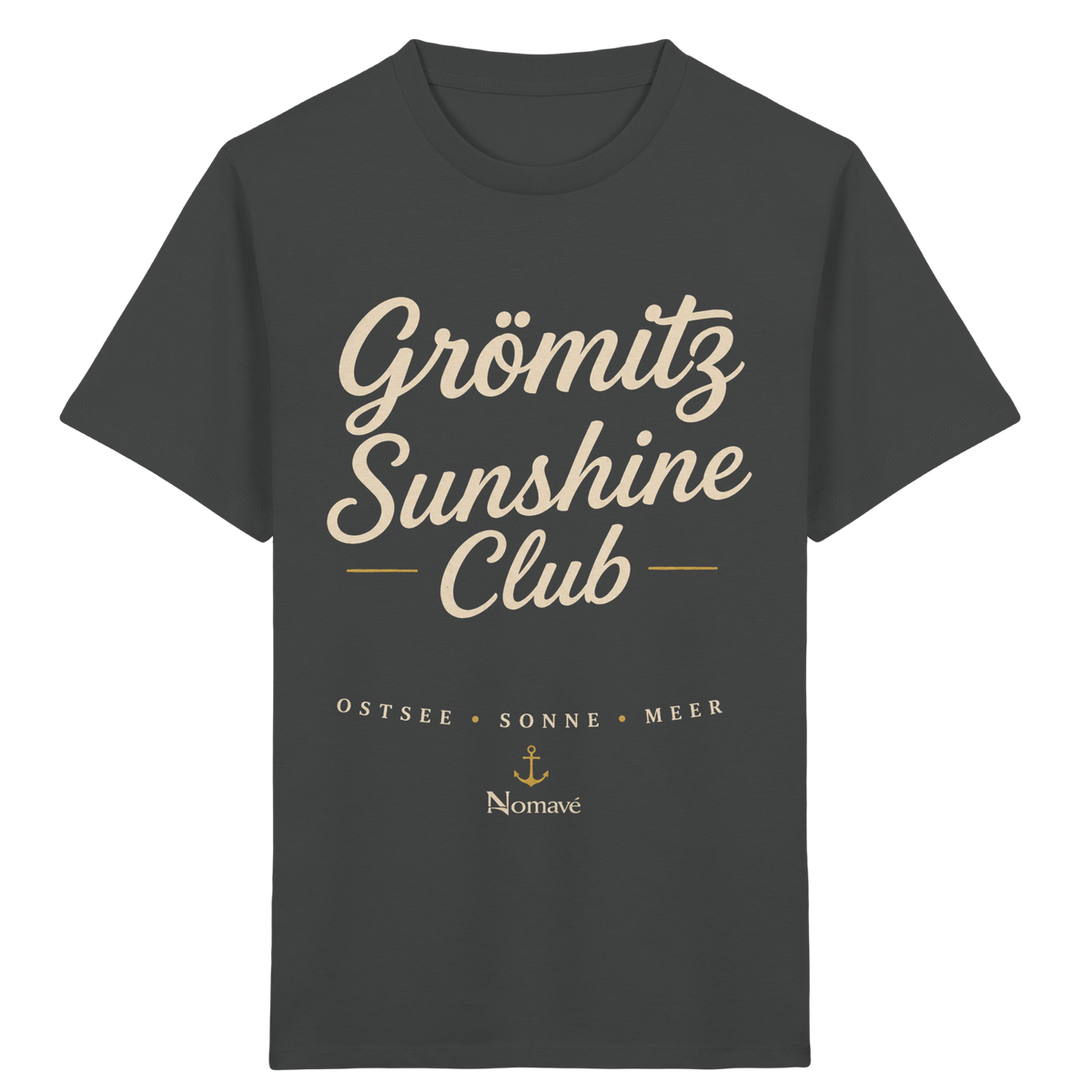 Grömitz-sunshine-club-dark-edition - Kids Organic Shirt