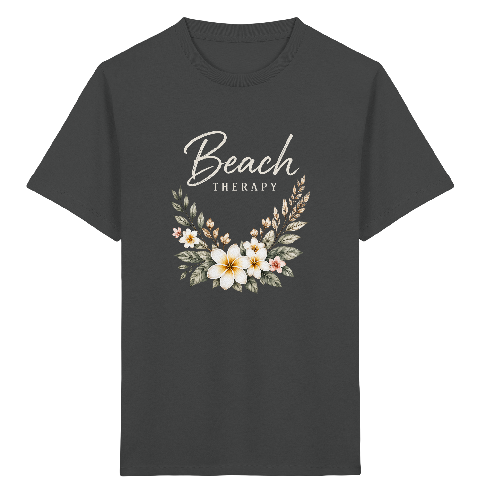 Beach Therapy – Floral Collection | Helle Schrift  - Kids Organic Shirt
