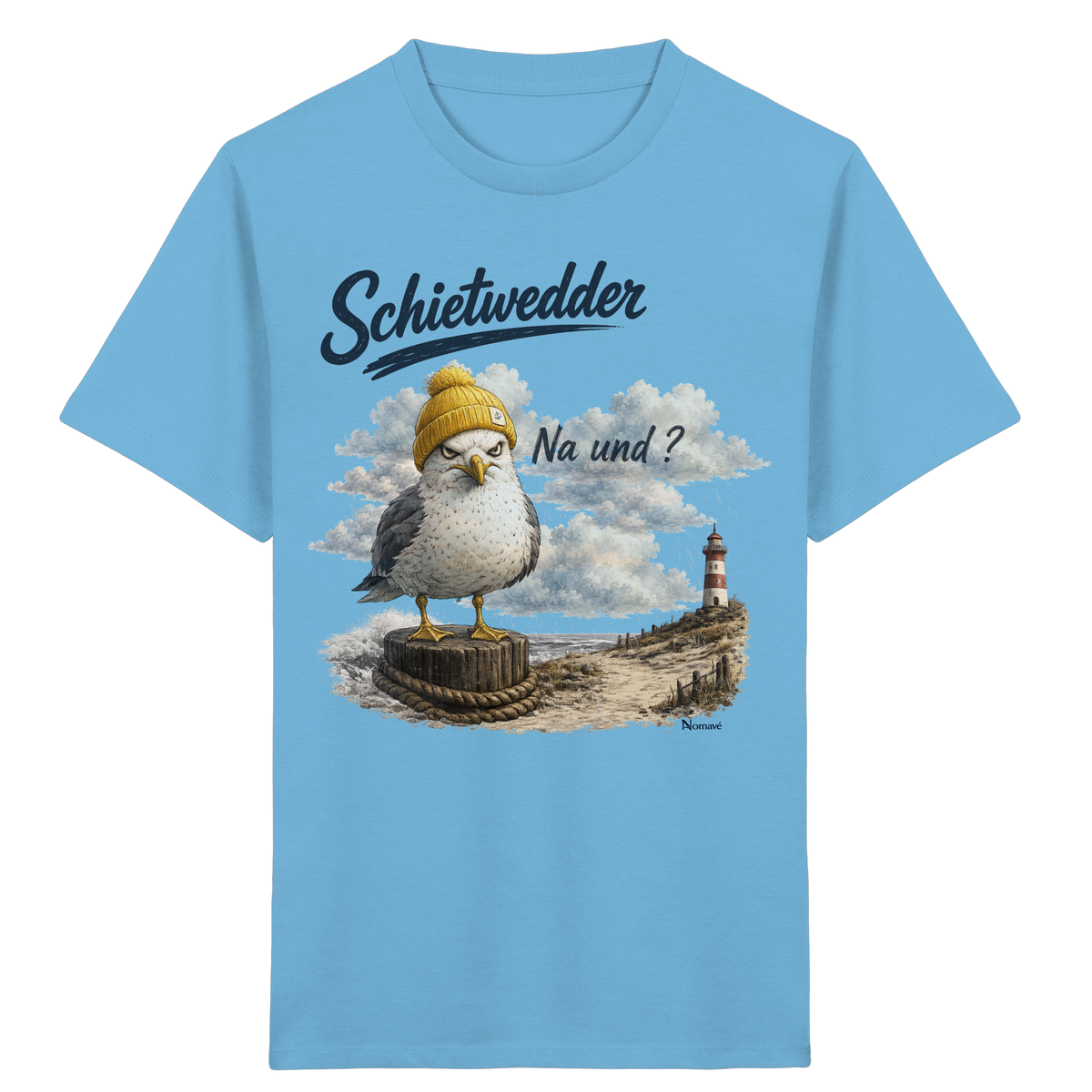 Alpha Möwe – Schietwedder? Na und! - Kids Organic Shirt