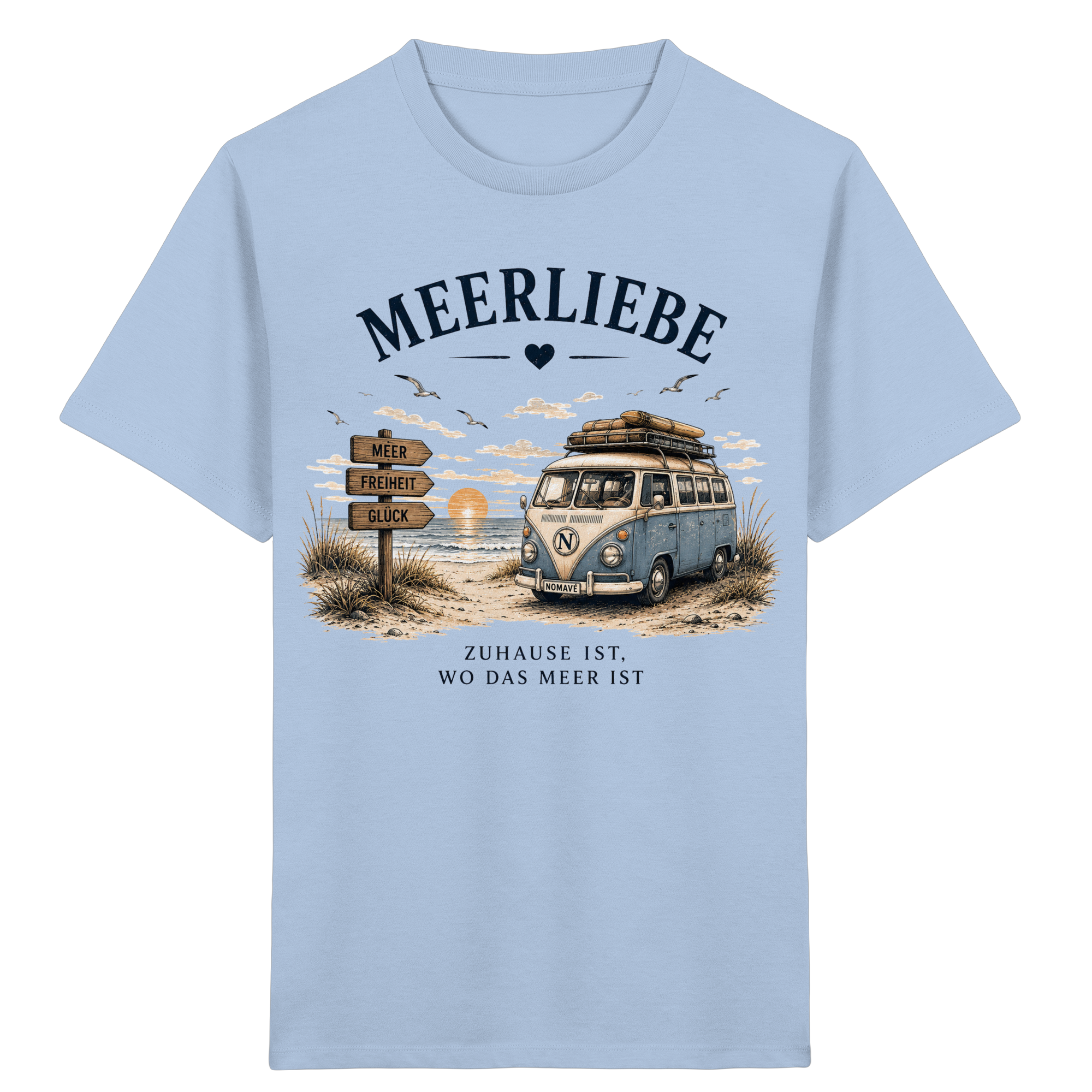 Meerliebe Vanlife – Kids Organic Shirt