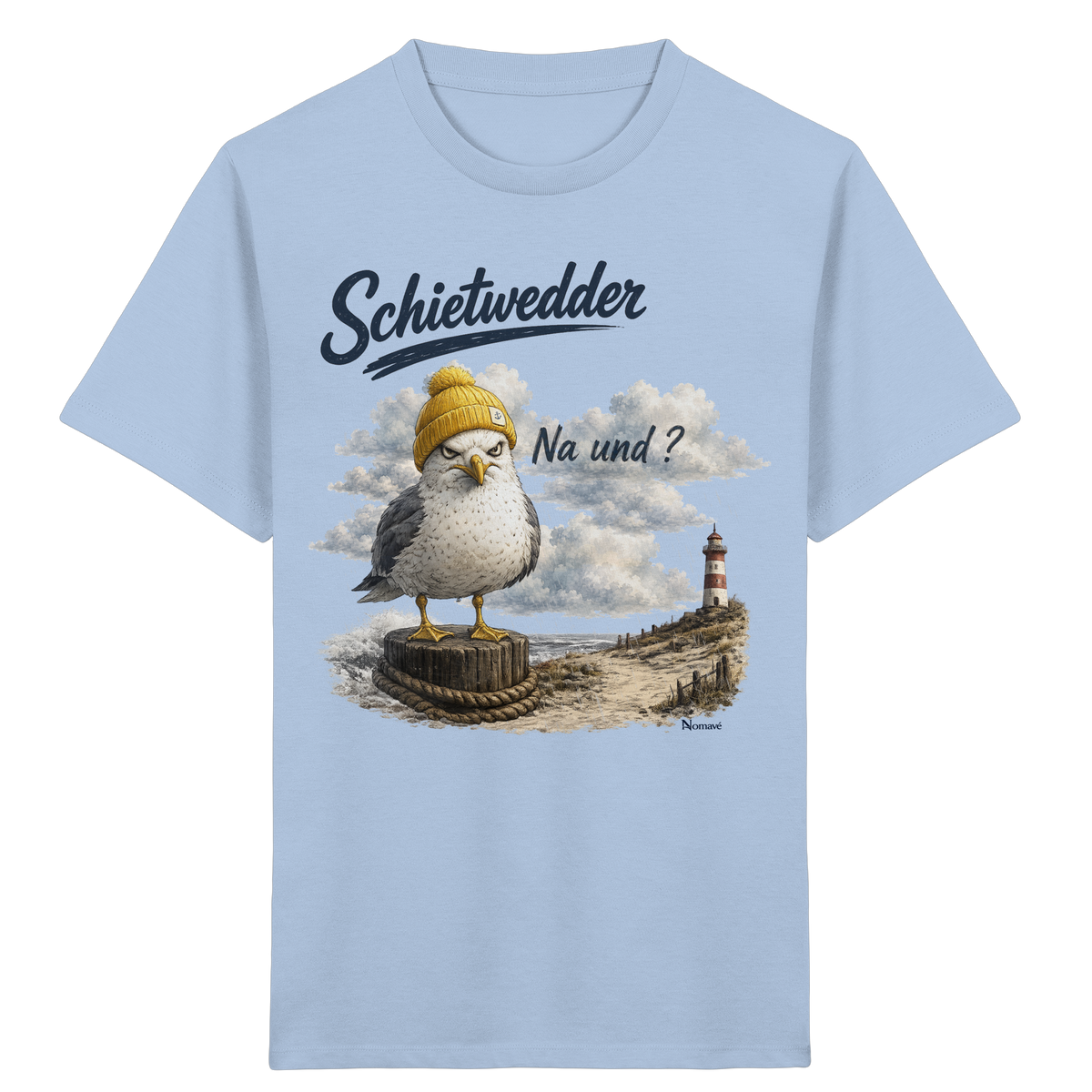 Alpha Möwe – Schietwedder? Na und! - Kids Organic Shirt