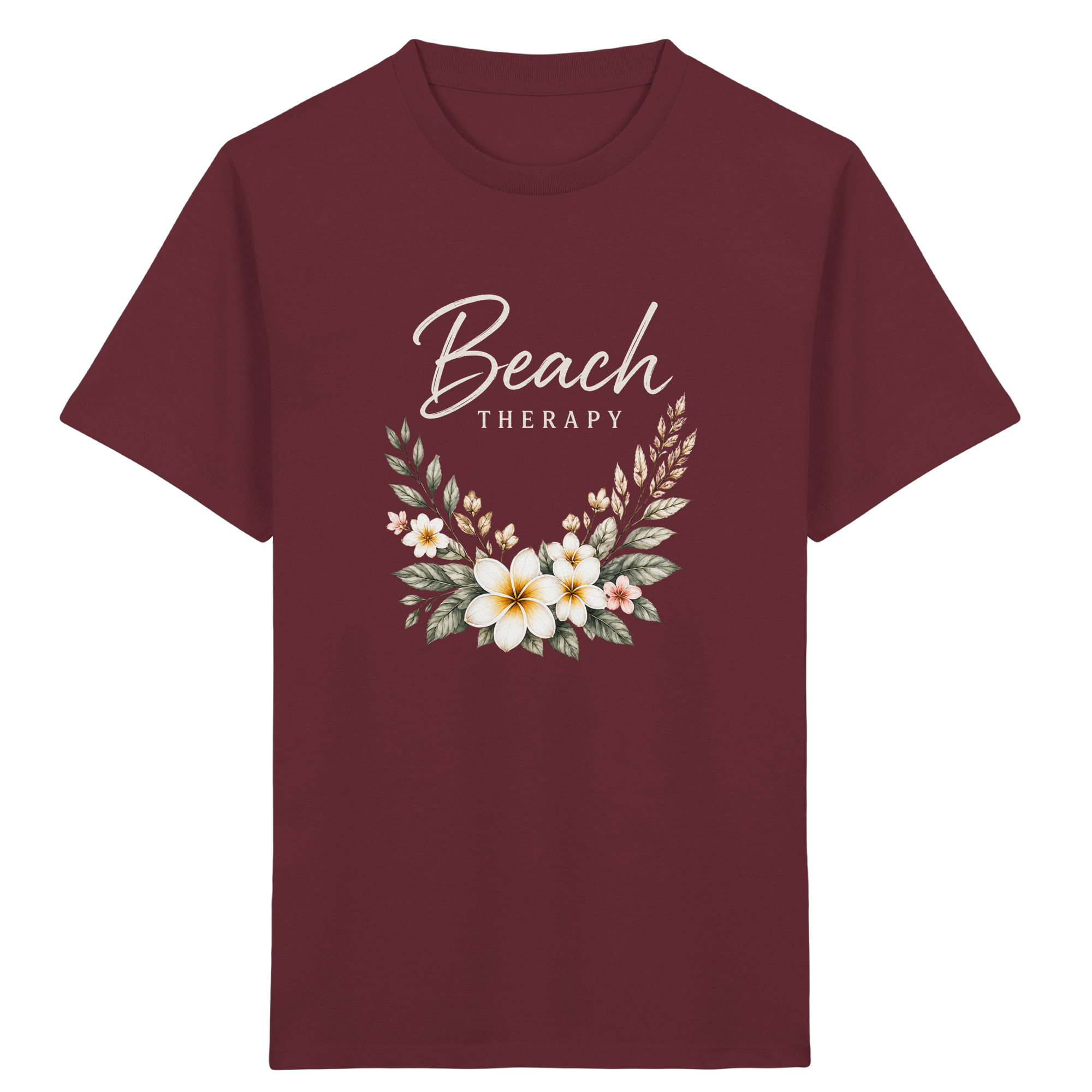 Beach Therapy – Floral Collection | Helle Schrift  - Kids Organic Shirt