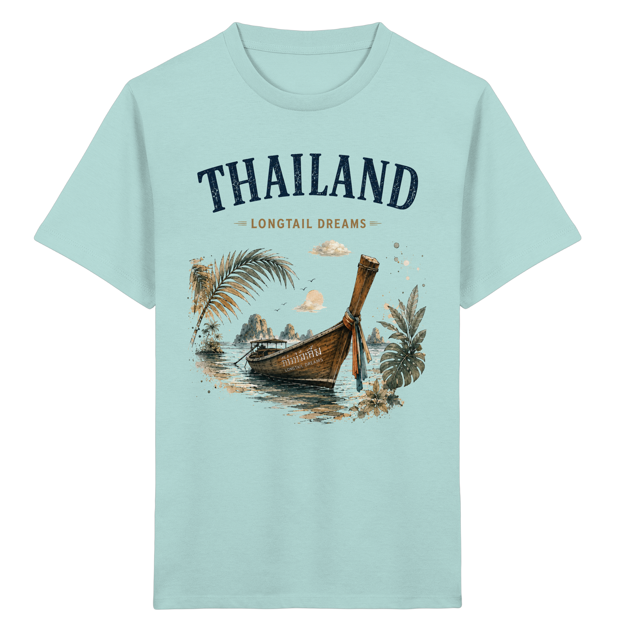 Thailand-Longtail-Dreams-Light-Edition - Kids Organic Shirt