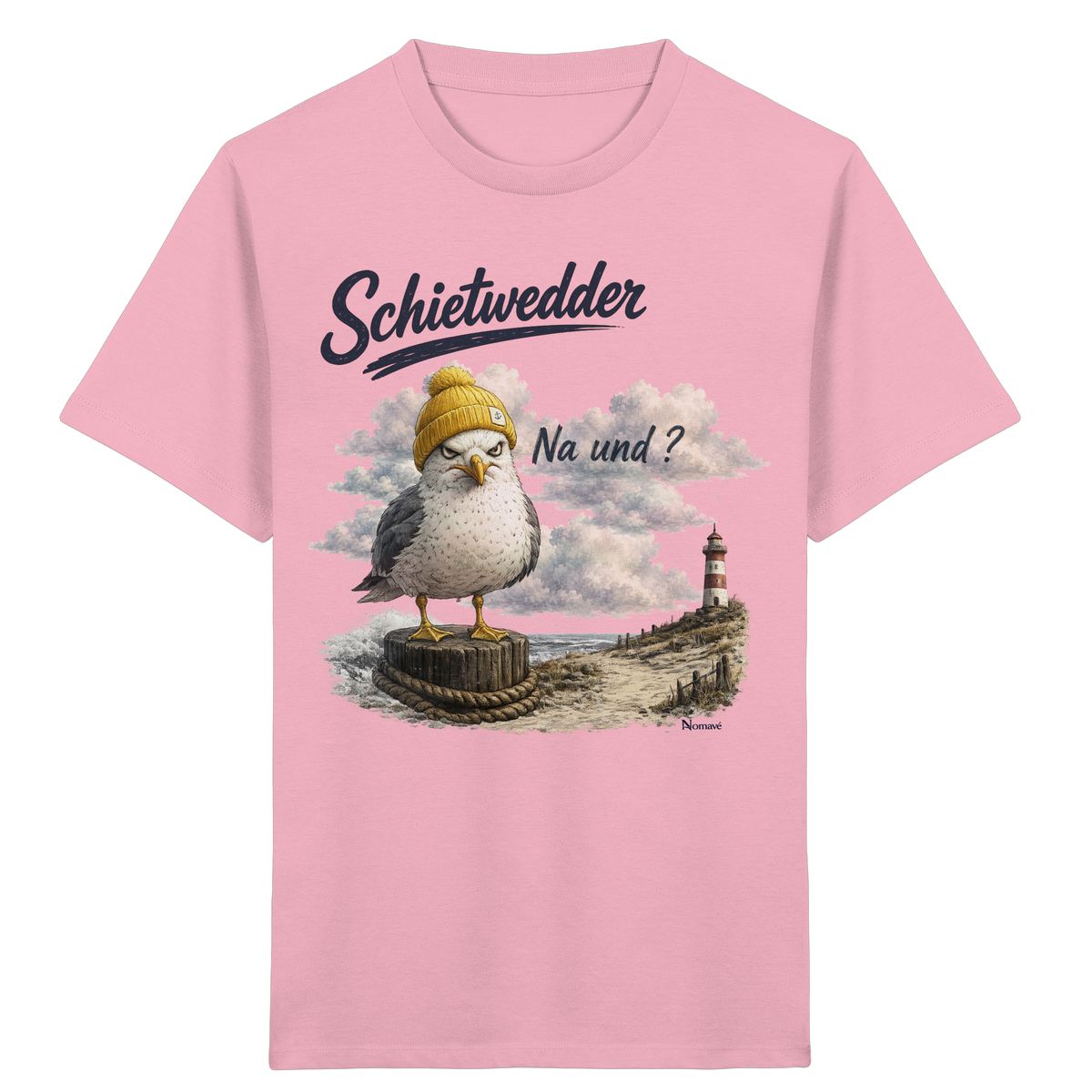 Alpha Möwe – Schietwedder? Na und! - Kids Organic Shirt