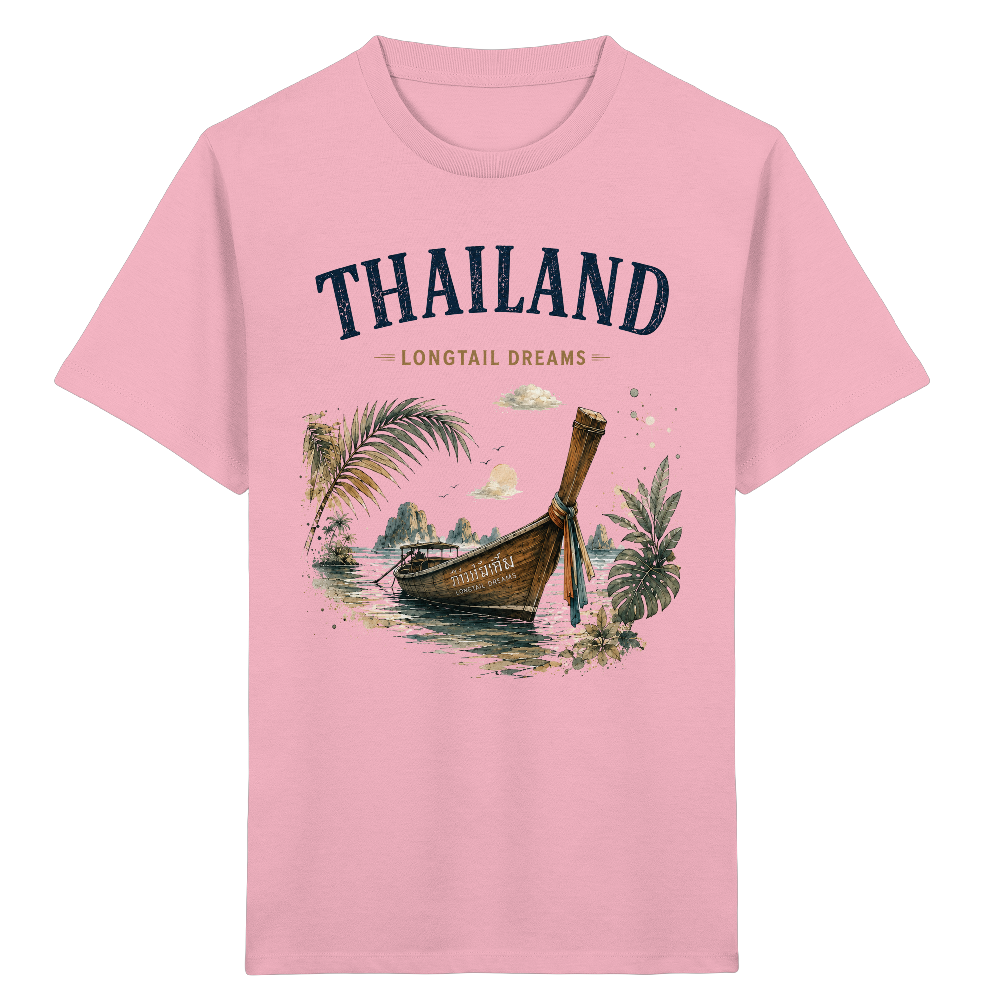 Thailand-Longtail-Dreams-Light-Edition - Kids Organic Shirt