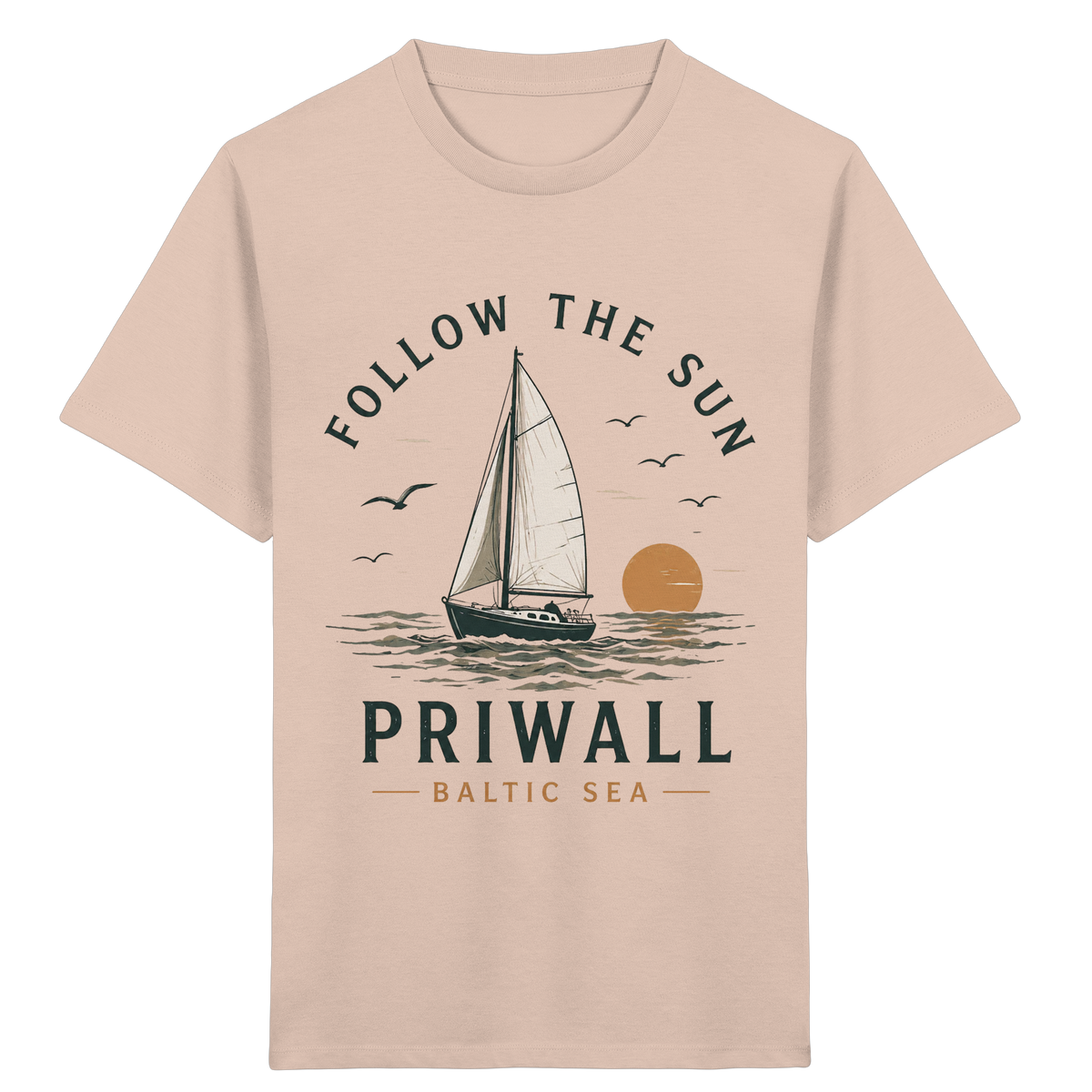 Priwall - Follow the sun - Kollektion - Kids Organic Shirt