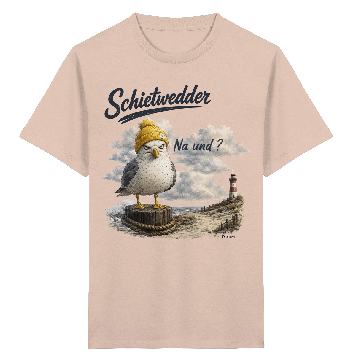Alpha Möwe – Schietwedder? Na und! - Kids Organic Shirt