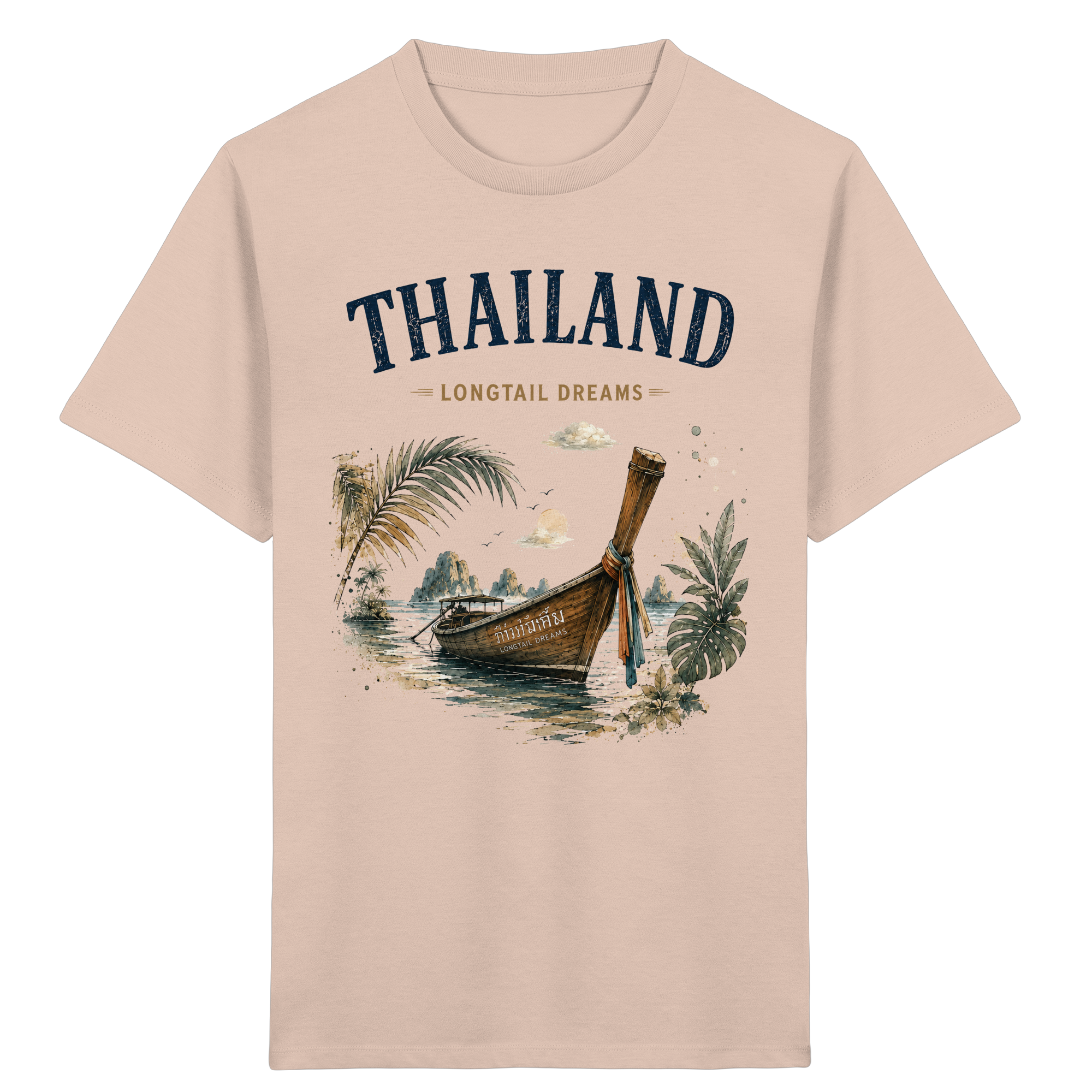 Thailand-Longtail-Dreams-Light-Edition - Kids Organic Shirt