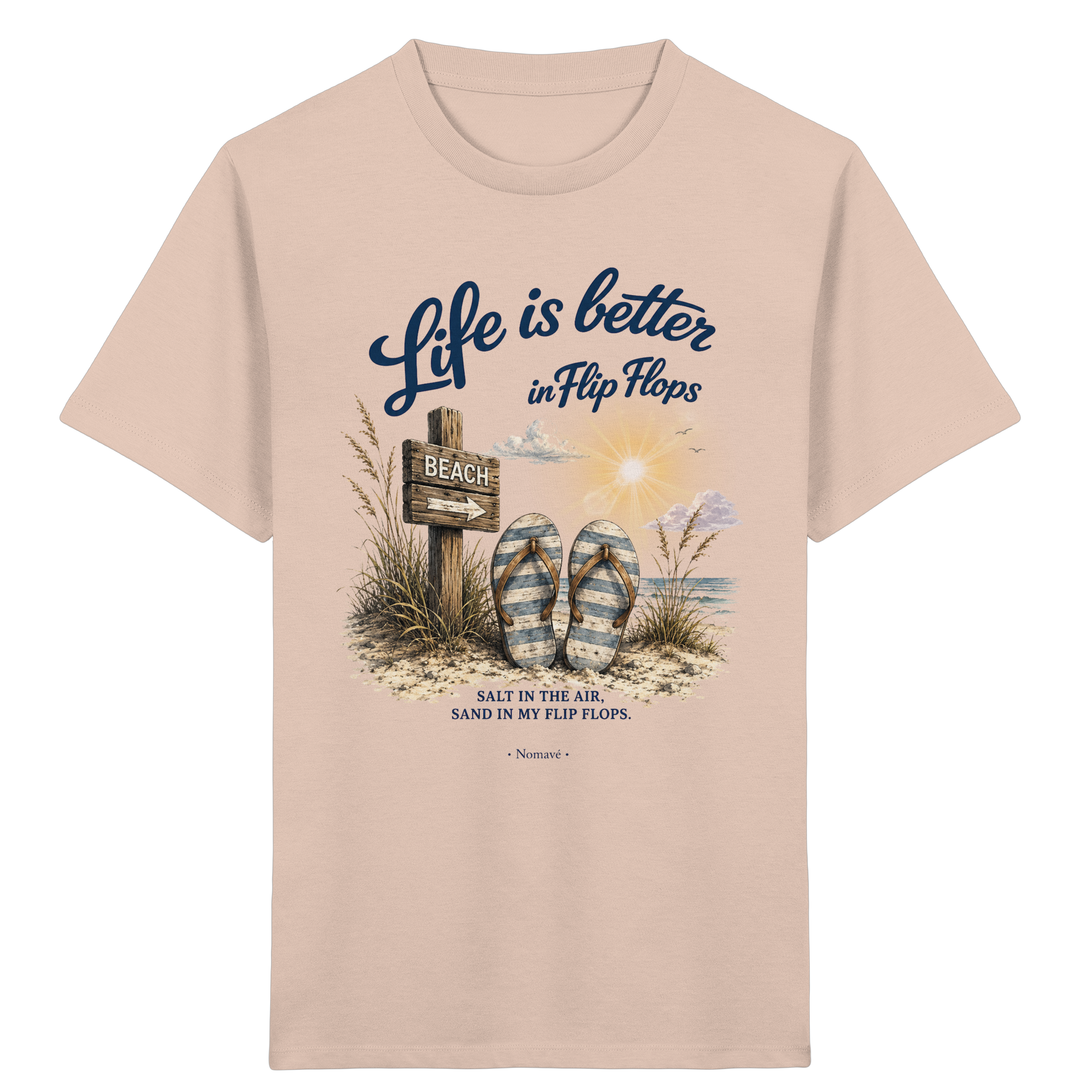 Life is better in Flip Flops – Bio Kinder T-Shirt