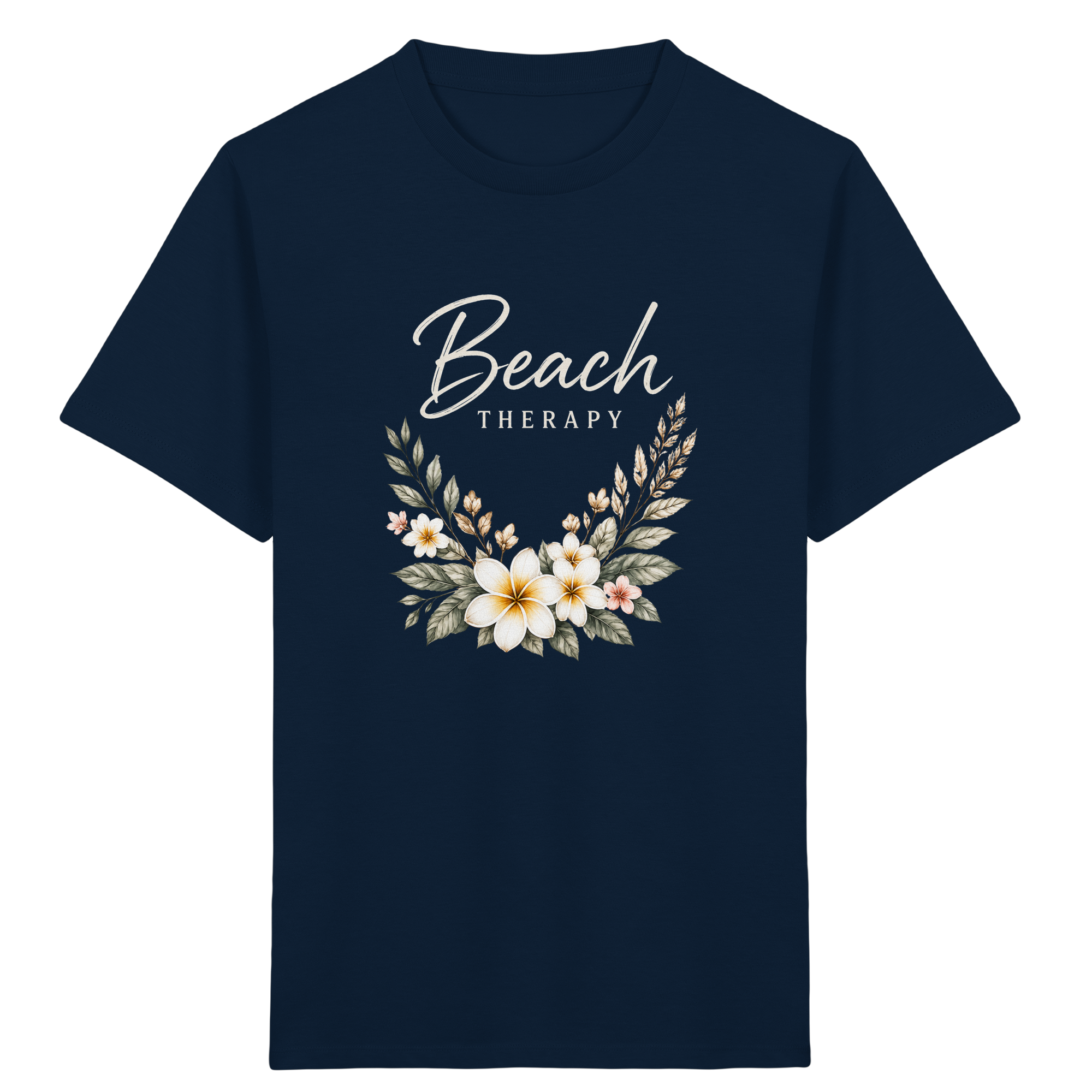 Beach Therapy – Floral Collection | Helle Schrift  - Kids Organic Shirt