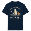 Follow the Sun Dark Edition Kinder T-Shirt – Priwall Ostsee Bio Baumwolle