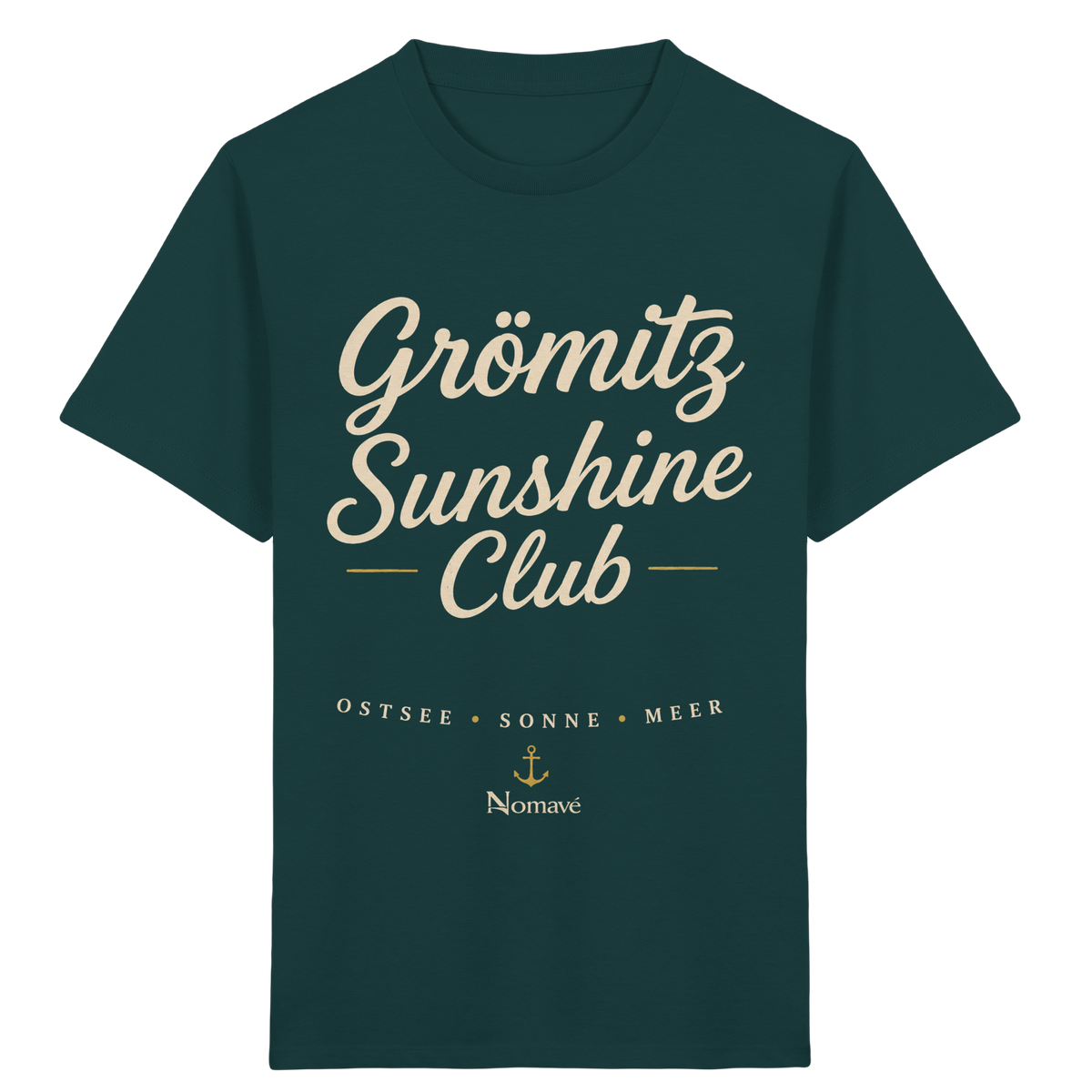 Grömitz-sunshine-club-dark-edition - Kids Organic Shirt