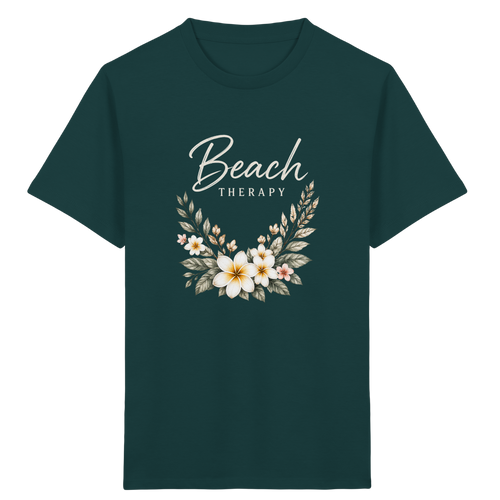 Beach Therapy – Floral Collection | Helle Schrift  - Kids Organic Shirt