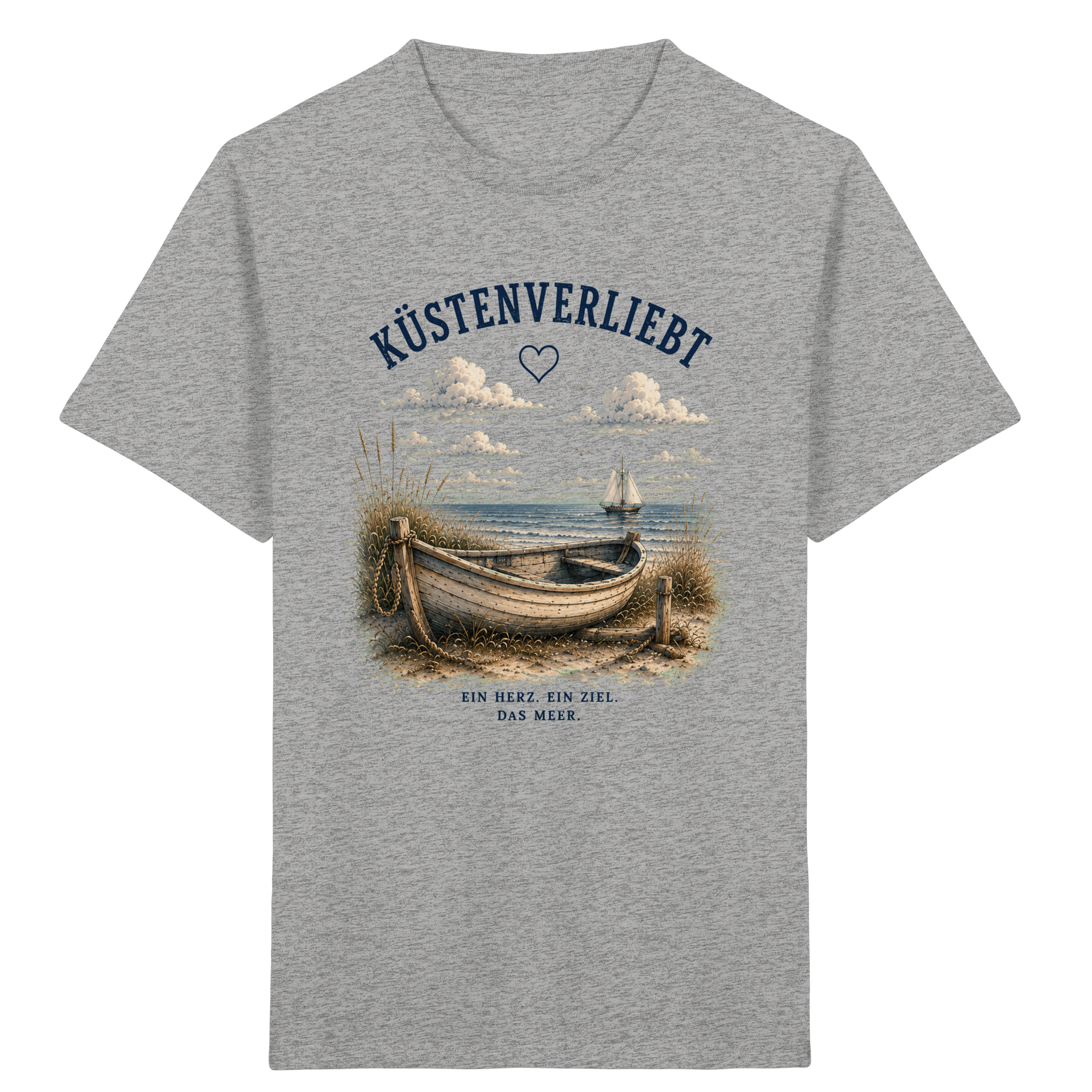 Küstenverliebt Kinder T-Shirt – Zuhause ist, wo das Meer ist | Küstengefühl Kids Shirt