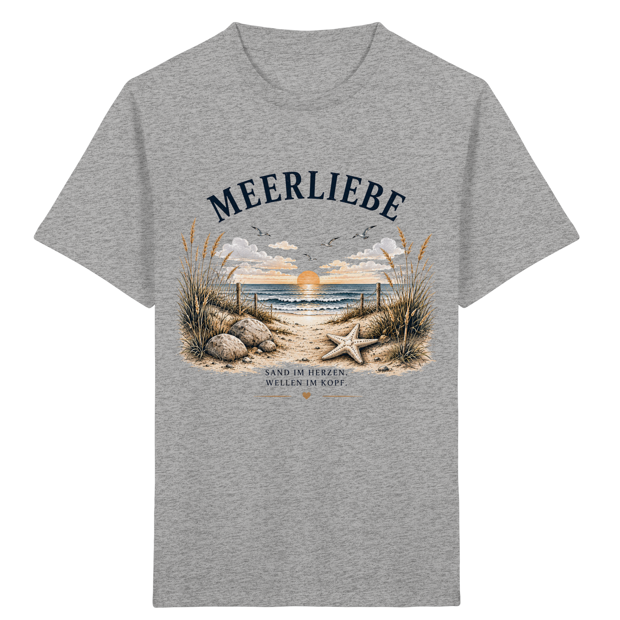 Meerliebe Kinder T-Shirt – Küstengefühl Sea & Soul – Bio Shirt für Kinder