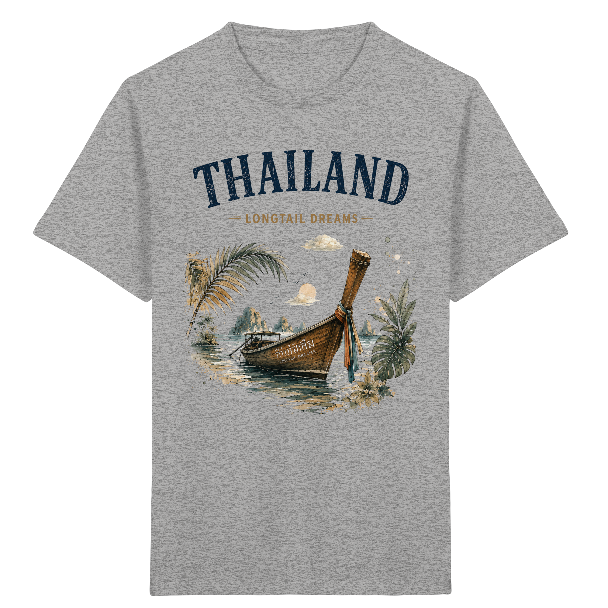 Thailand-Longtail-Dreams-Light-Edition - Kids Organic Shirt