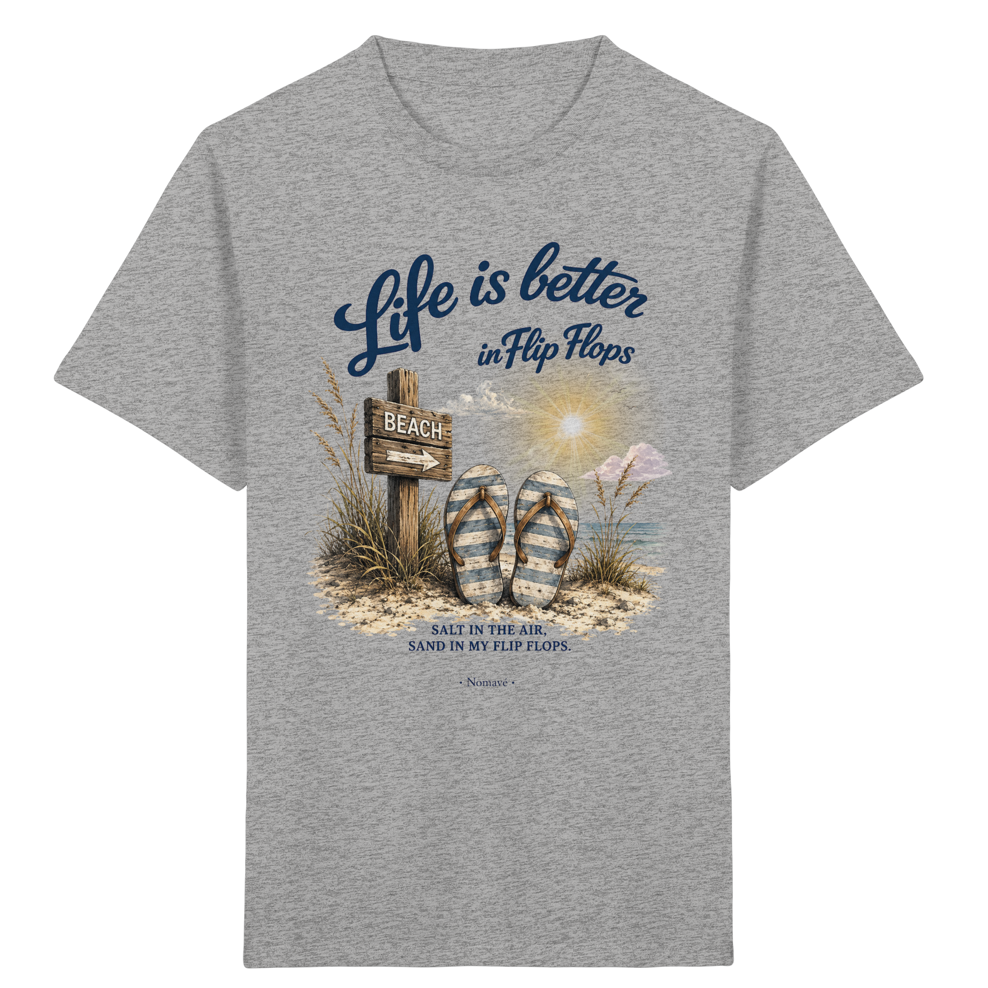 Life is better in Flip Flops – Bio Kinder T-Shirt