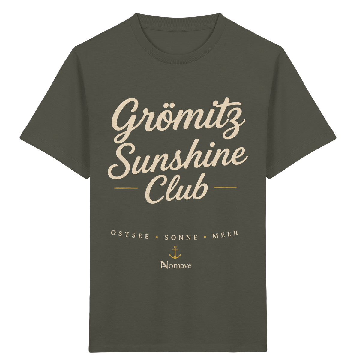 Grömitz-sunshine-club-dark-edition - Kids Organic Shirt
