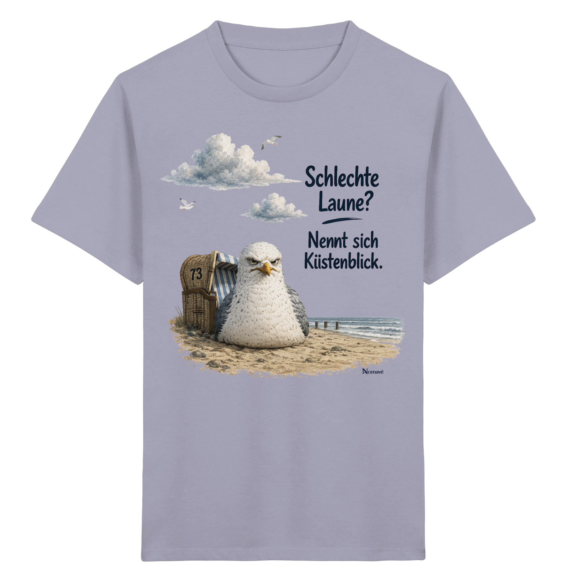 Maritimer Küstenhumor Möwen Motiv für Ostsee und Nordseefans und Meerliebhaber - Kids Organic Shirt