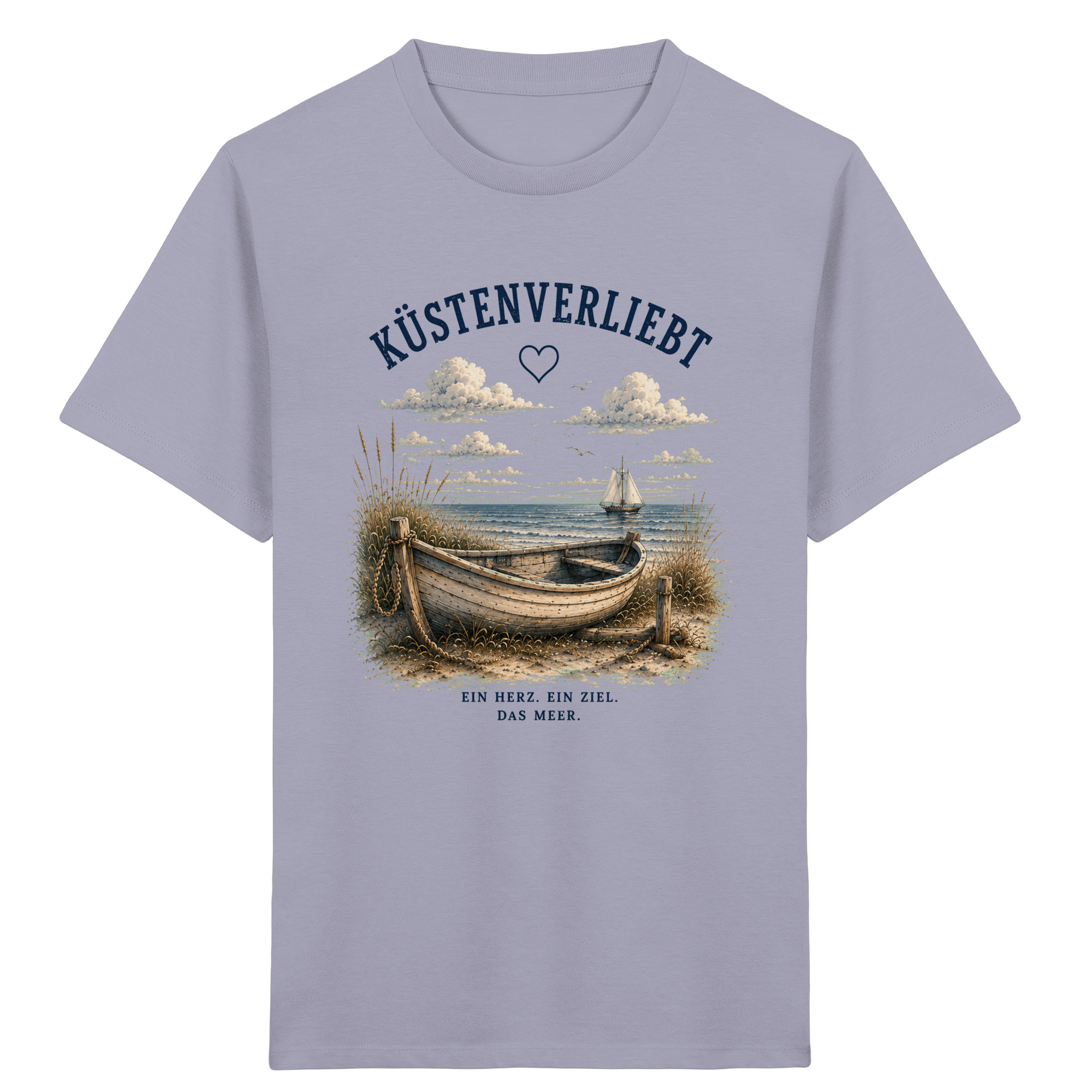 Küstenverliebt Kinder T-Shirt – Zuhause ist, wo das Meer ist | Küstengefühl Kids Shirt