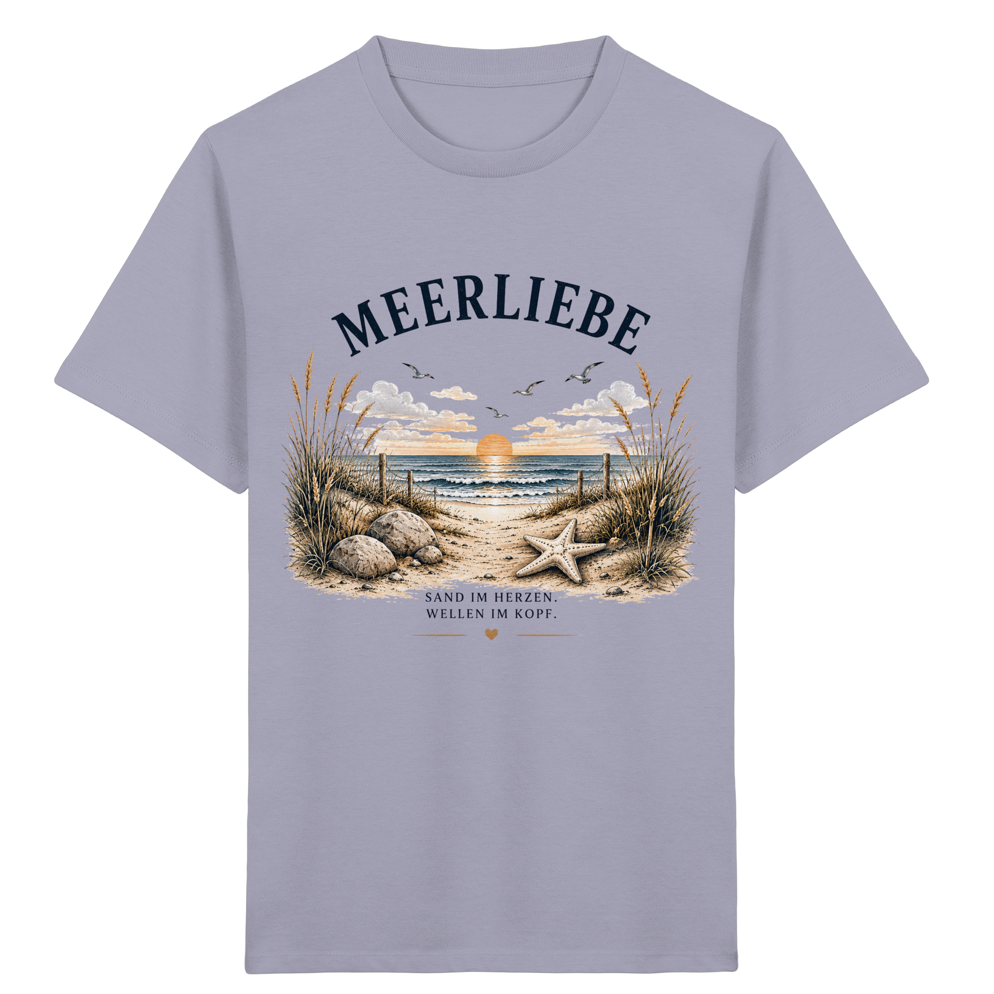 Meerliebe Kinder T-Shirt – Küstengefühl Sea & Soul – Bio Shirt für Kinder
