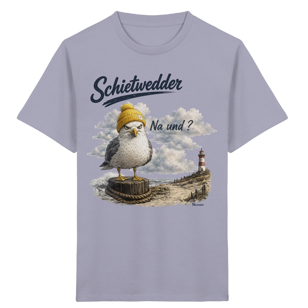 Alpha Möwe – Schietwedder? Na und! - Kids Organic Shirt