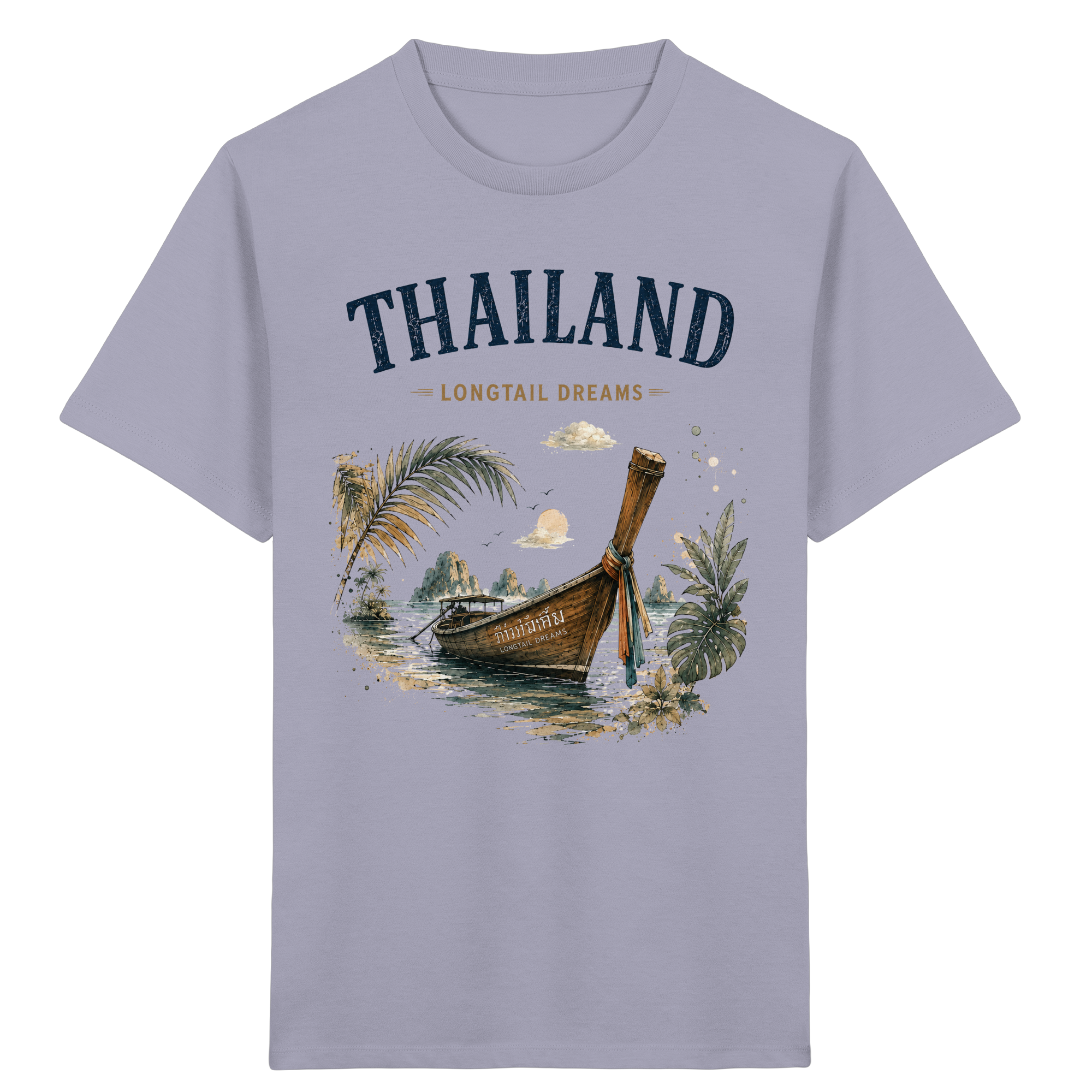 Thailand-Longtail-Dreams-Light-Edition - Kids Organic Shirt