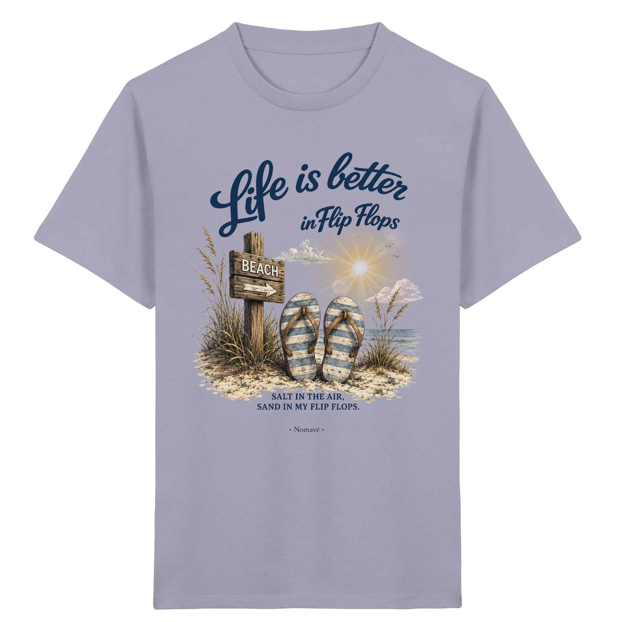 Life is better in Flip Flops – Bio Kinder T-Shirt