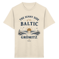 Grömitz - The Sunny Side - Sonnenseite Ostsee Kinder Bio Shirt