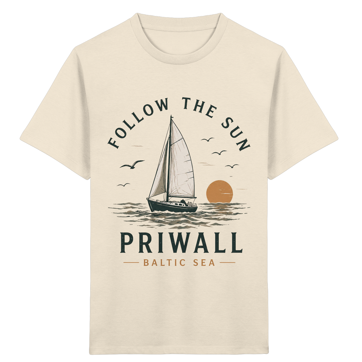 Priwall - Follow the sun - Kollektion - Kids Organic Shirt