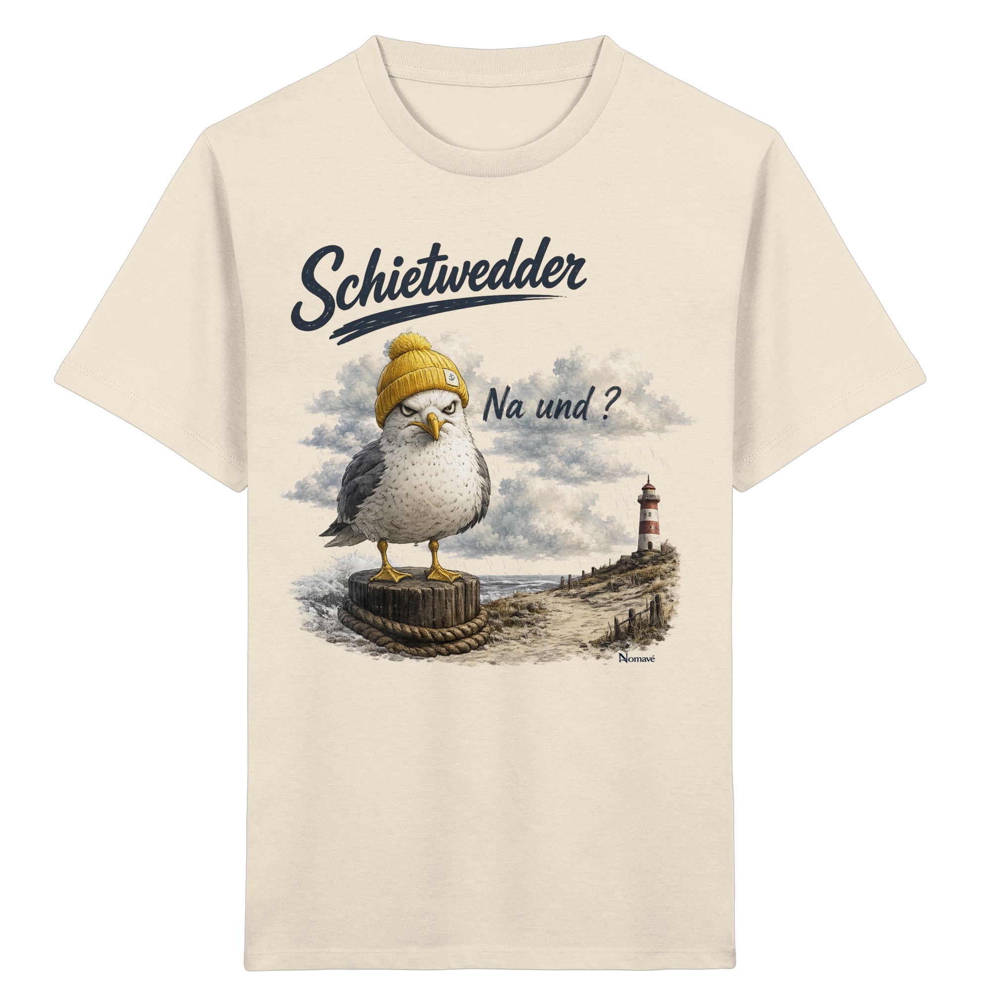 Alpha Möwe – Schietwedder? Na und! - Kids Organic Shirt