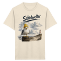 Möwe - Schietwetter - Ostsee - Leuchtturm - Maritimes Küsten Motiv - Für Ostsee und Nordsee - Fans - Kids Organic Shirt