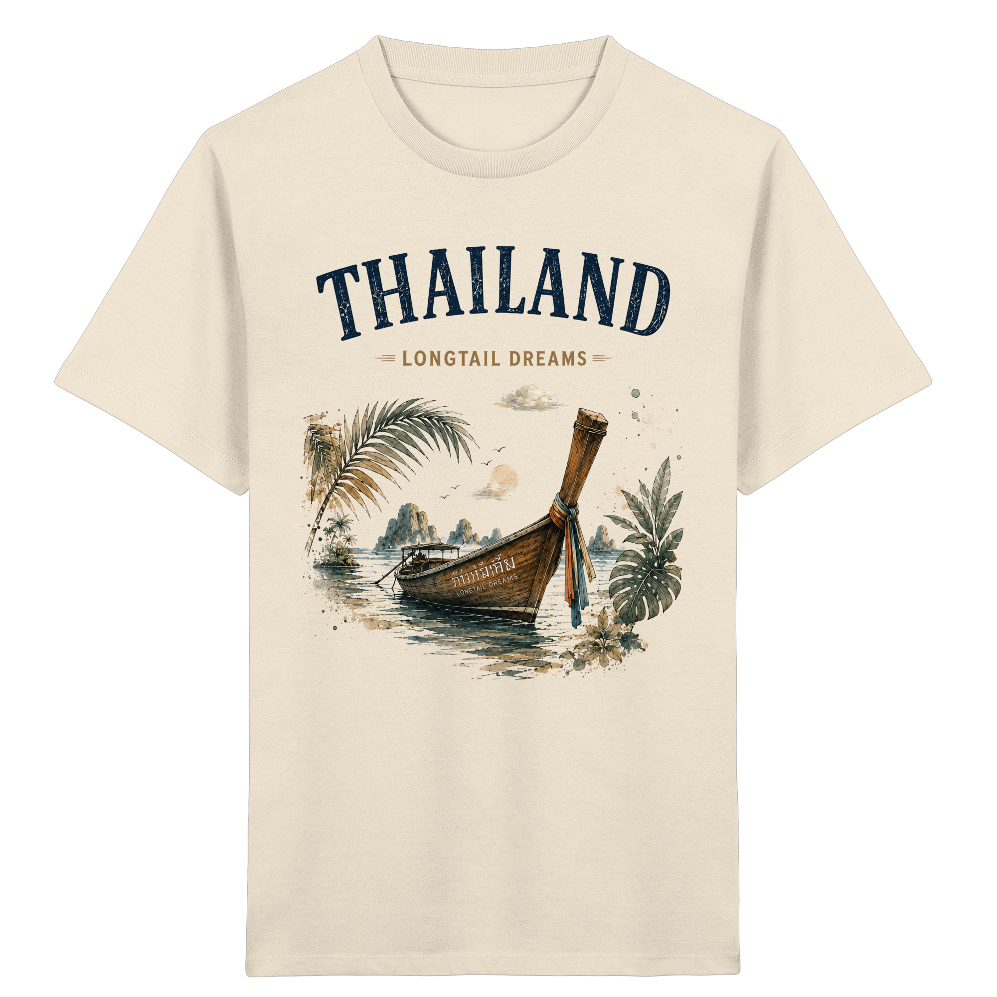 Thailand-Longtail-Dreams-Light-Edition - Kids Organic Shirt