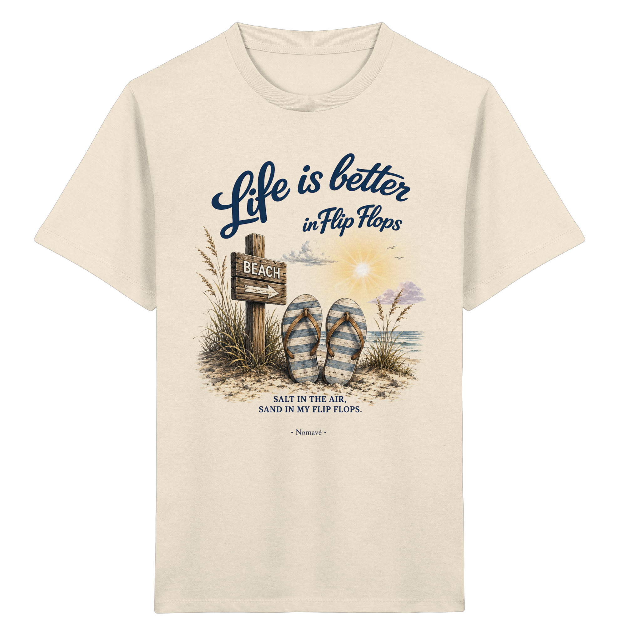 Life is better in Flip Flops – Bio Kinder T-Shirt