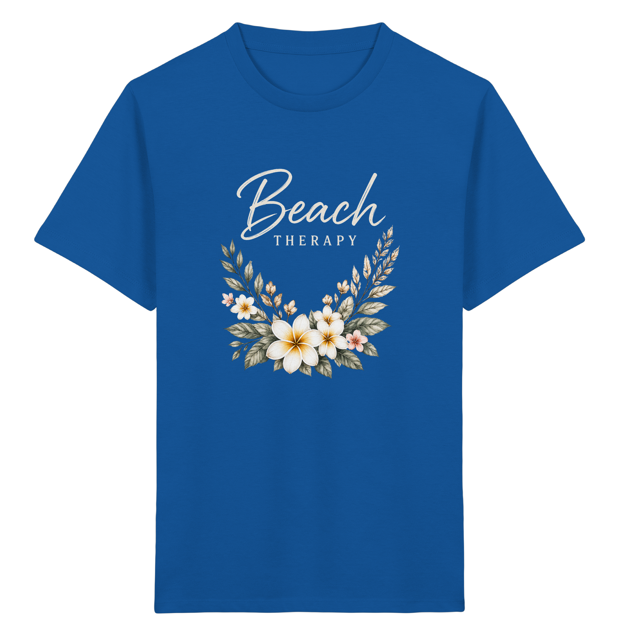 Beach Therapy – Floral Collection | Helle Schrift  - Kids Organic Shirt