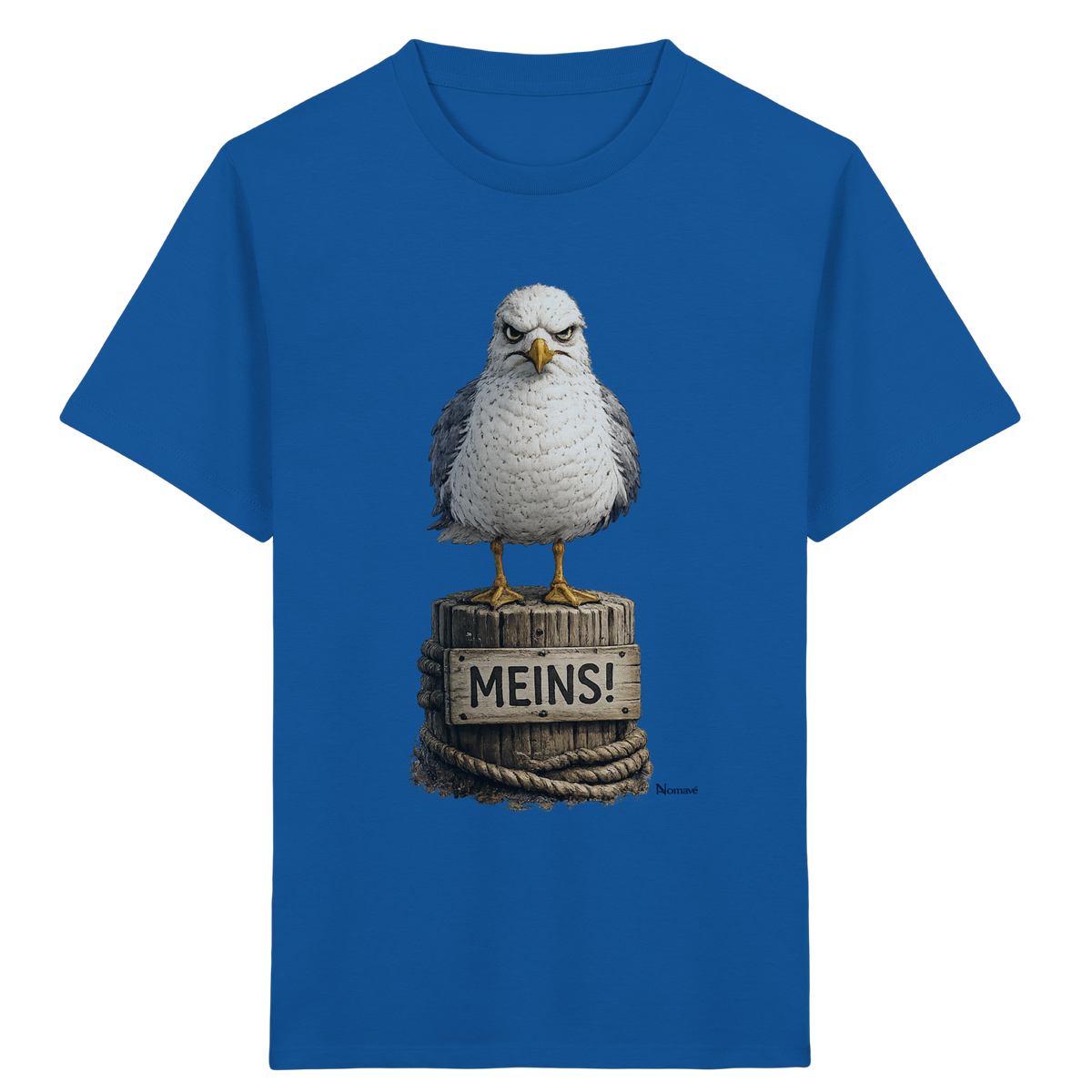 Möwe mit Meinung – MEINS! | - Kids Organic Shirt