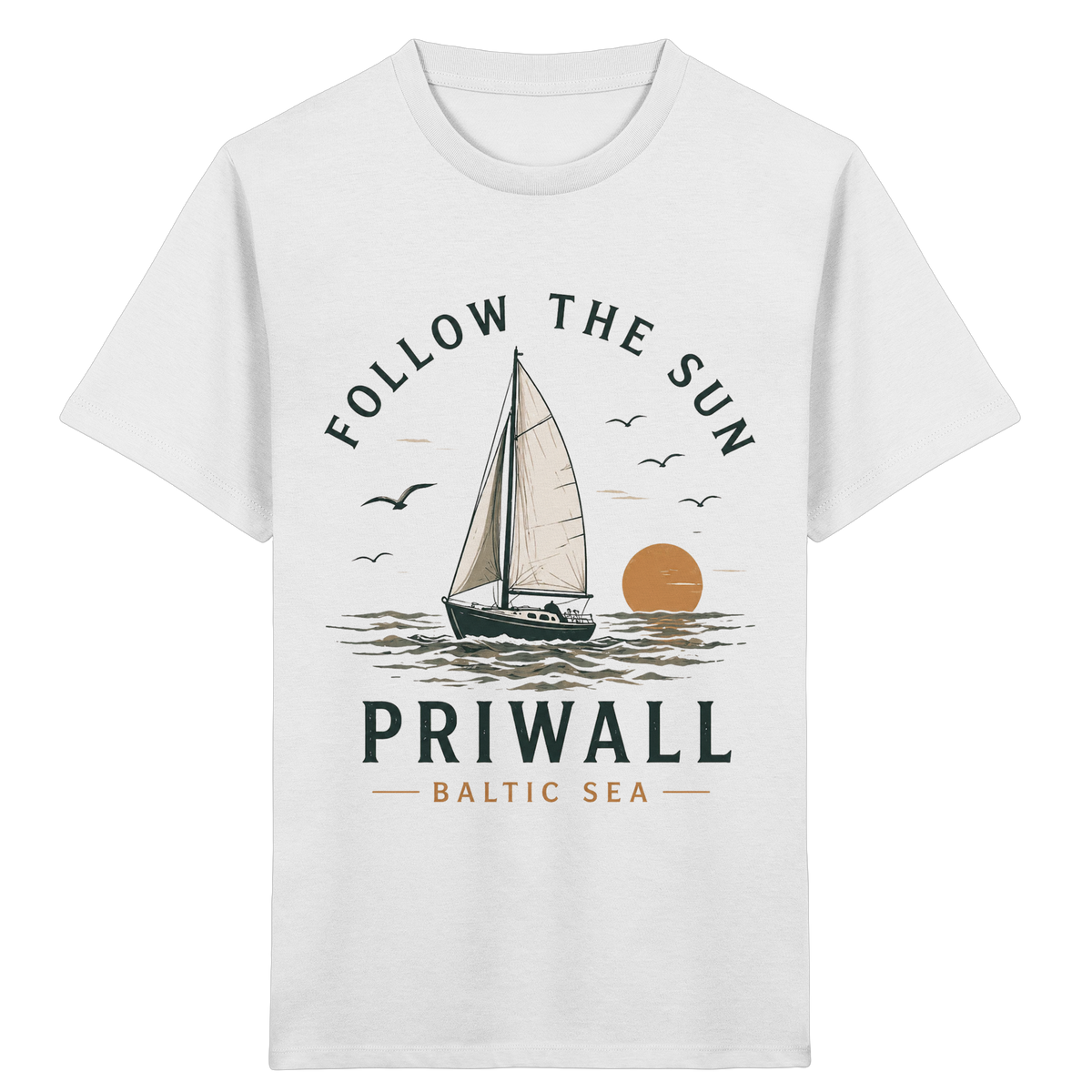 Priwall - Follow the sun - Kollektion - Kids Organic Shirt