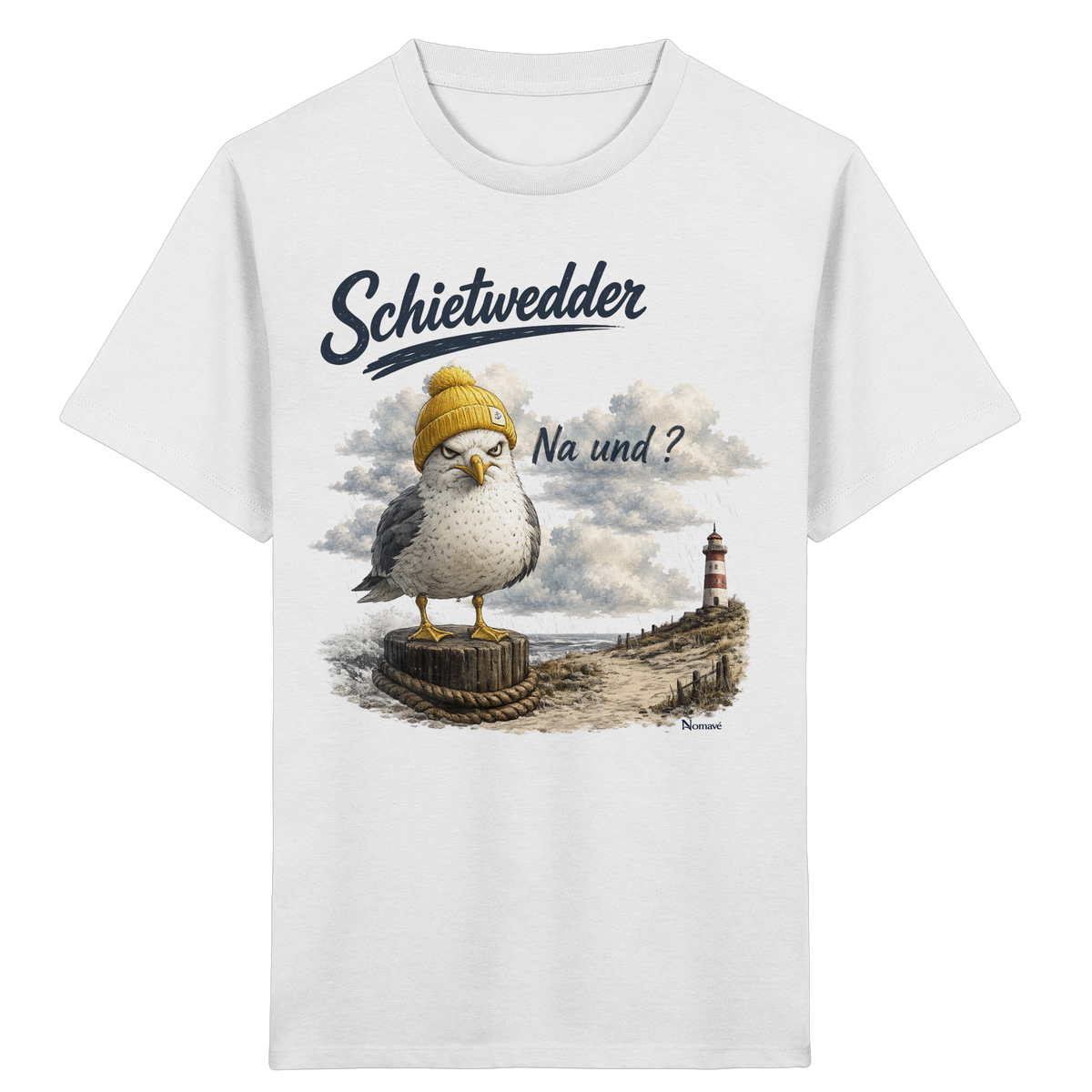 Alpha Möwe – Schietwedder? Na und! - Kids Organic Shirt