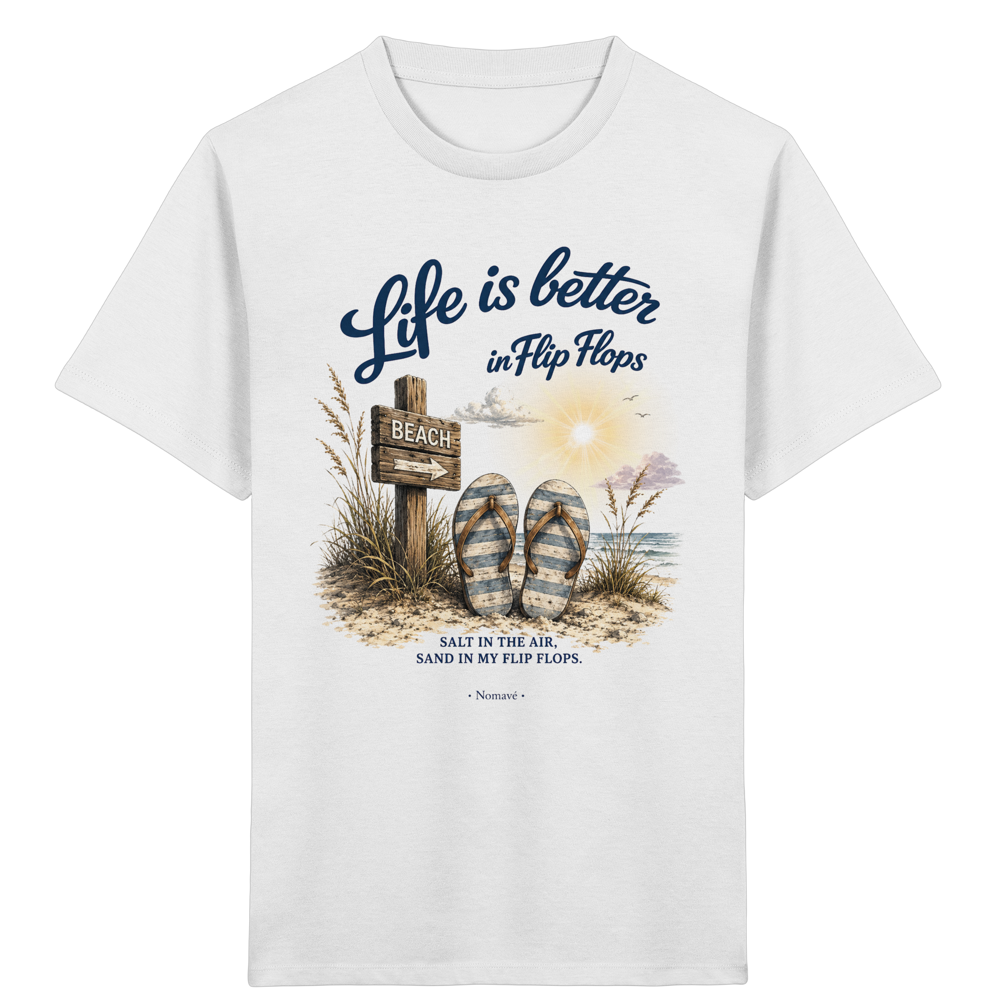 Life is better in Flip Flops – Bio Kinder T-Shirt
