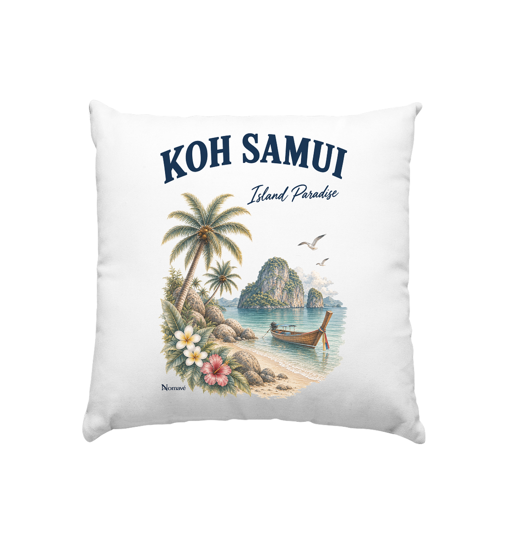 Koh Samui Thailand – Island Paradise – Tropical Vintage - Kissen 40x40cm