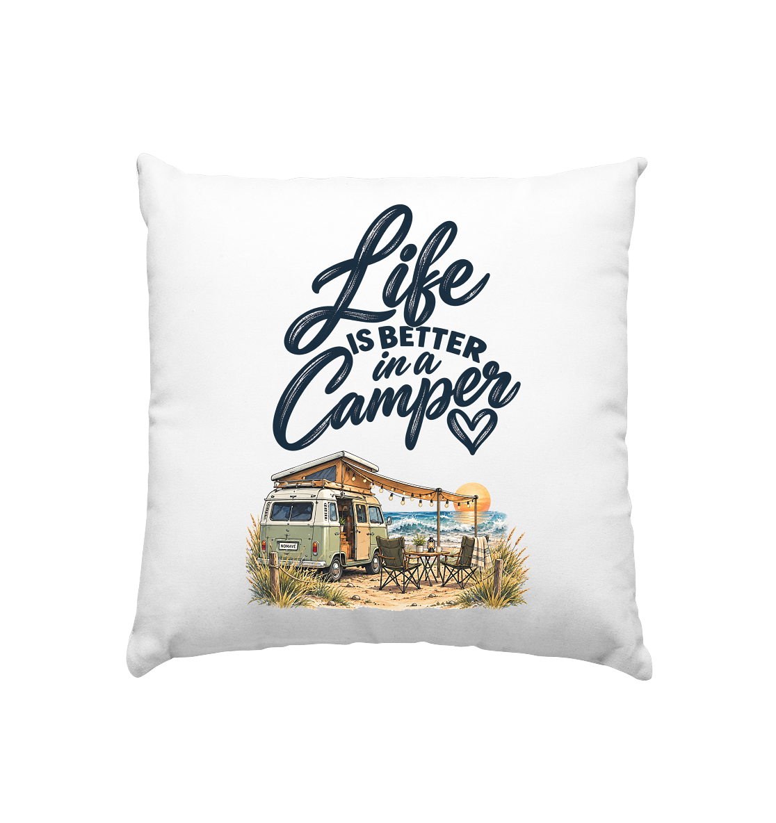 Life is better in a Camper - Kissen 40x40cm