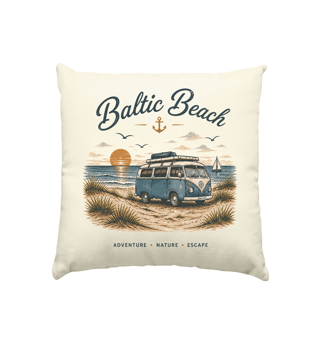 Baltic Beach Dekokissen – Maritime Ostsee Vibes 40x40