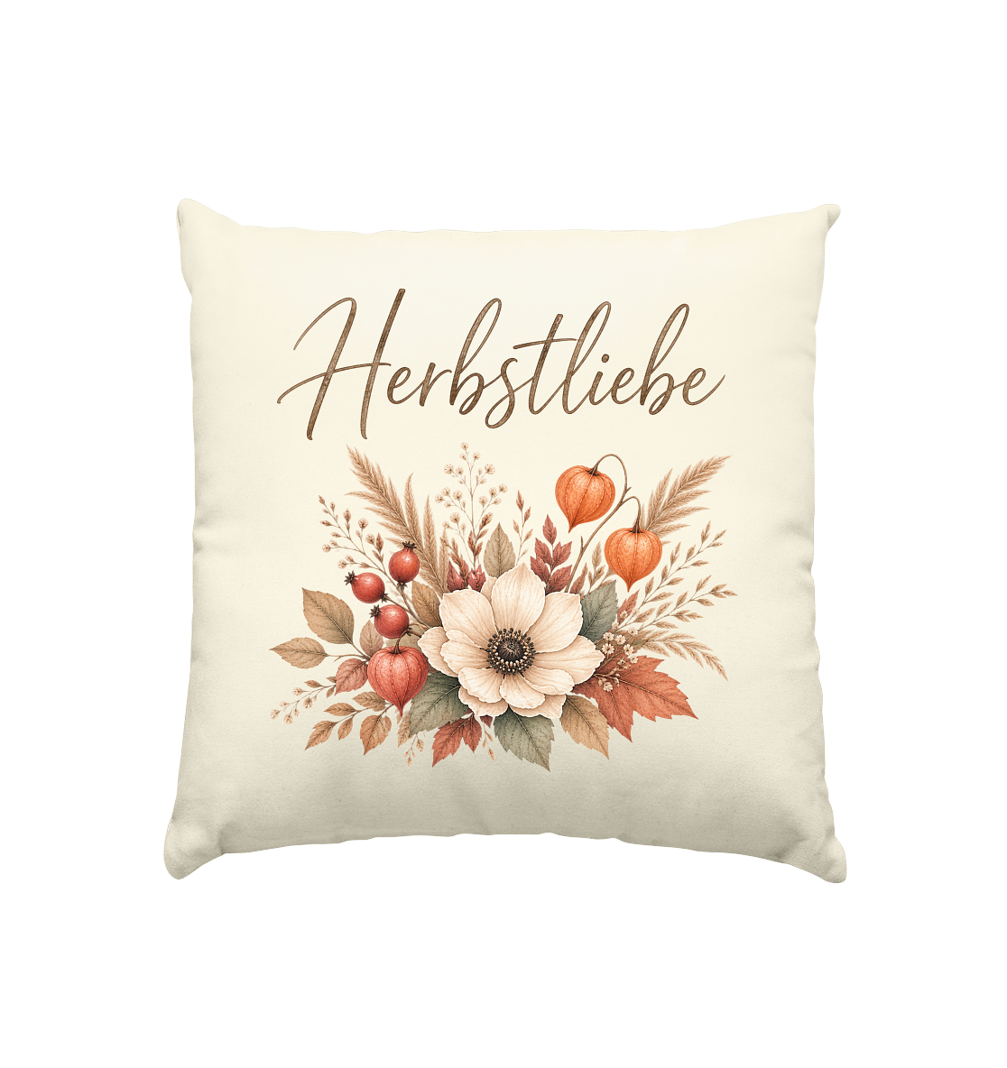 Herbstliebe – Golden Harvest - Kissen natur 40x40cm